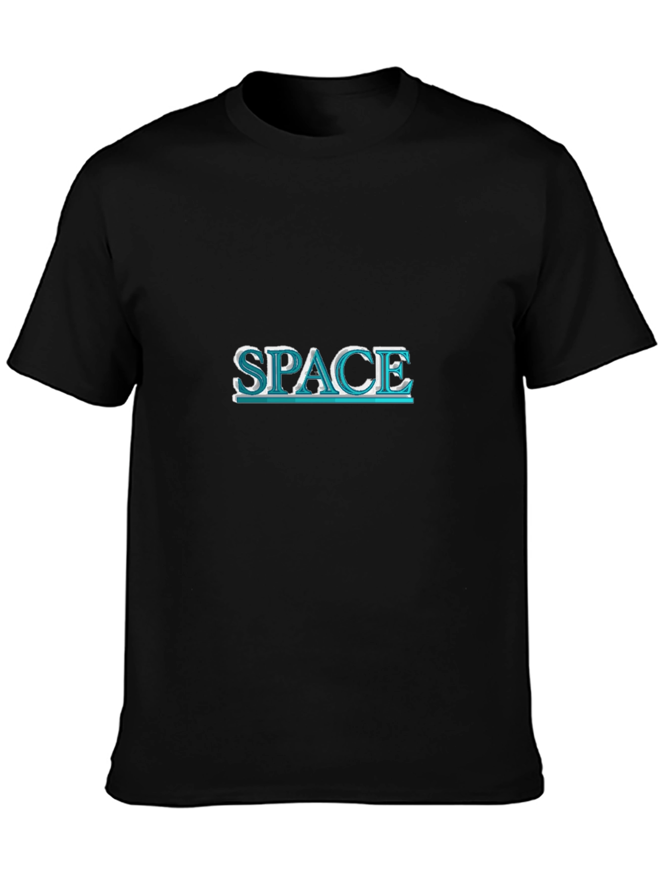 Space T-Shirt - Black Graphic Tee