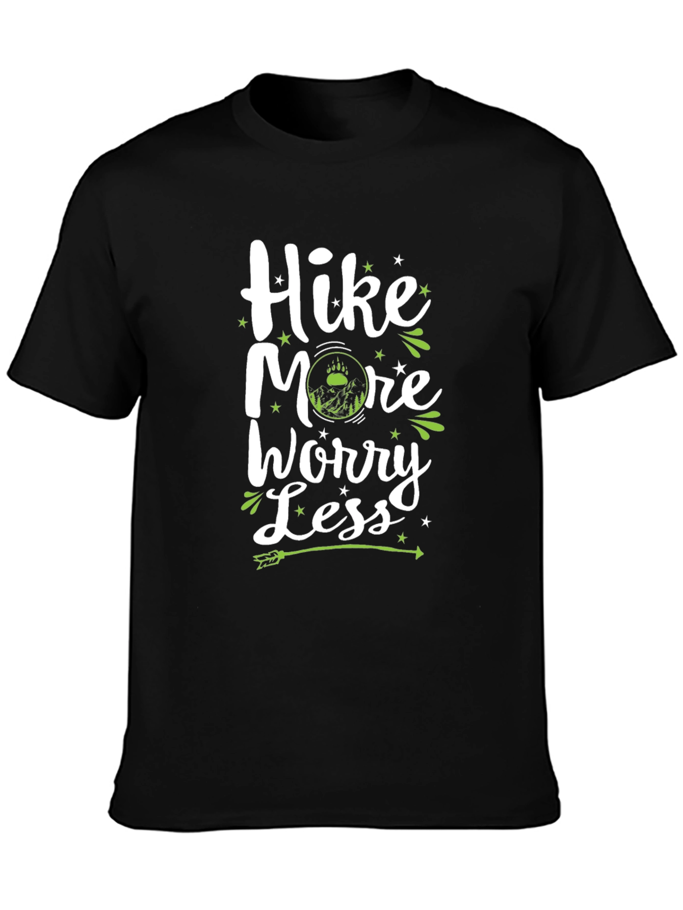 Hike More Worry Less Graphic T-Shirt