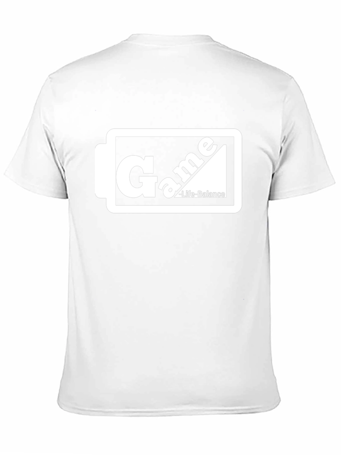 Game Life Balance Black Graphic T-Shirt