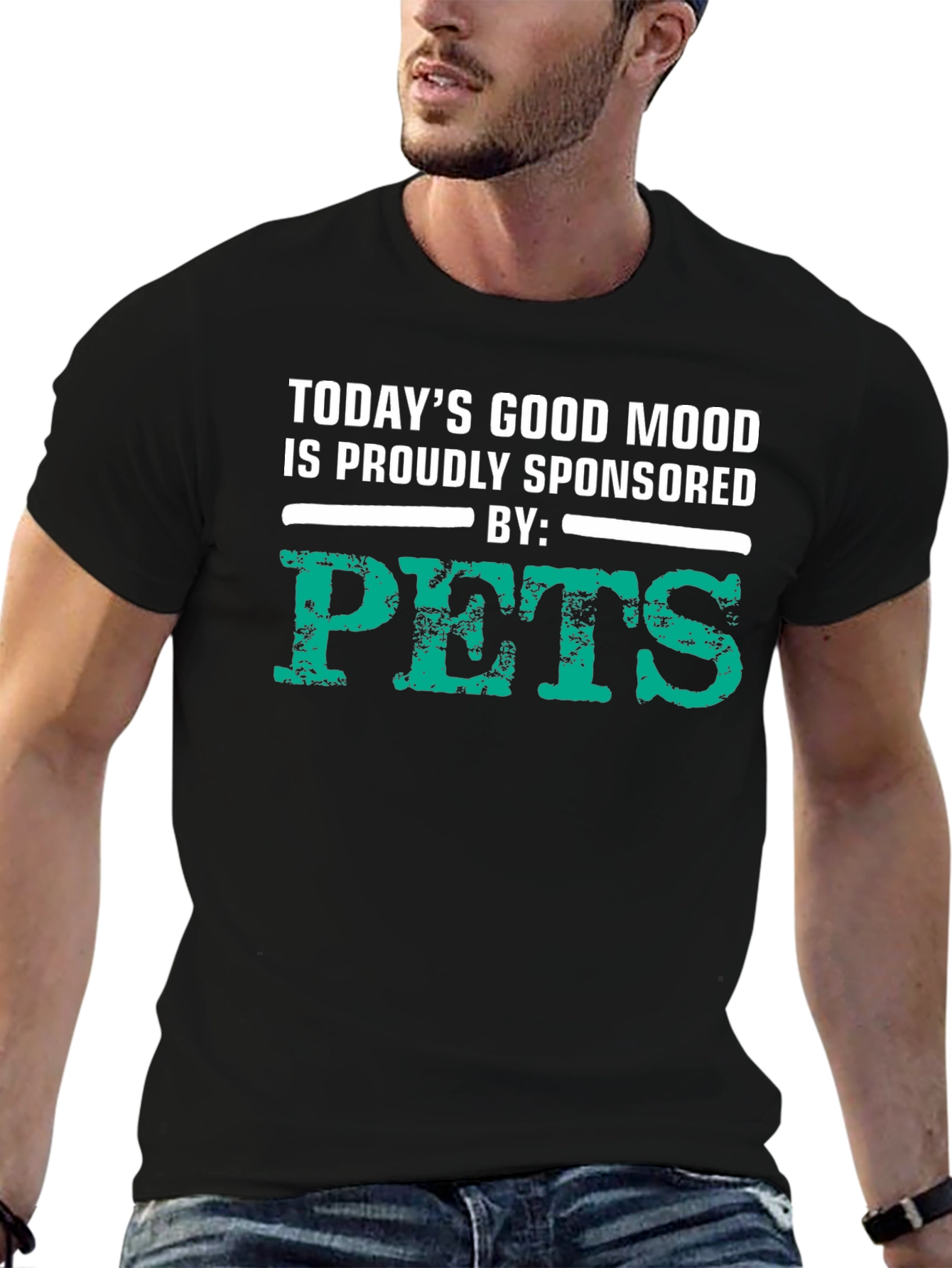 Todays Good Mood Pets Graphic T-Shirt