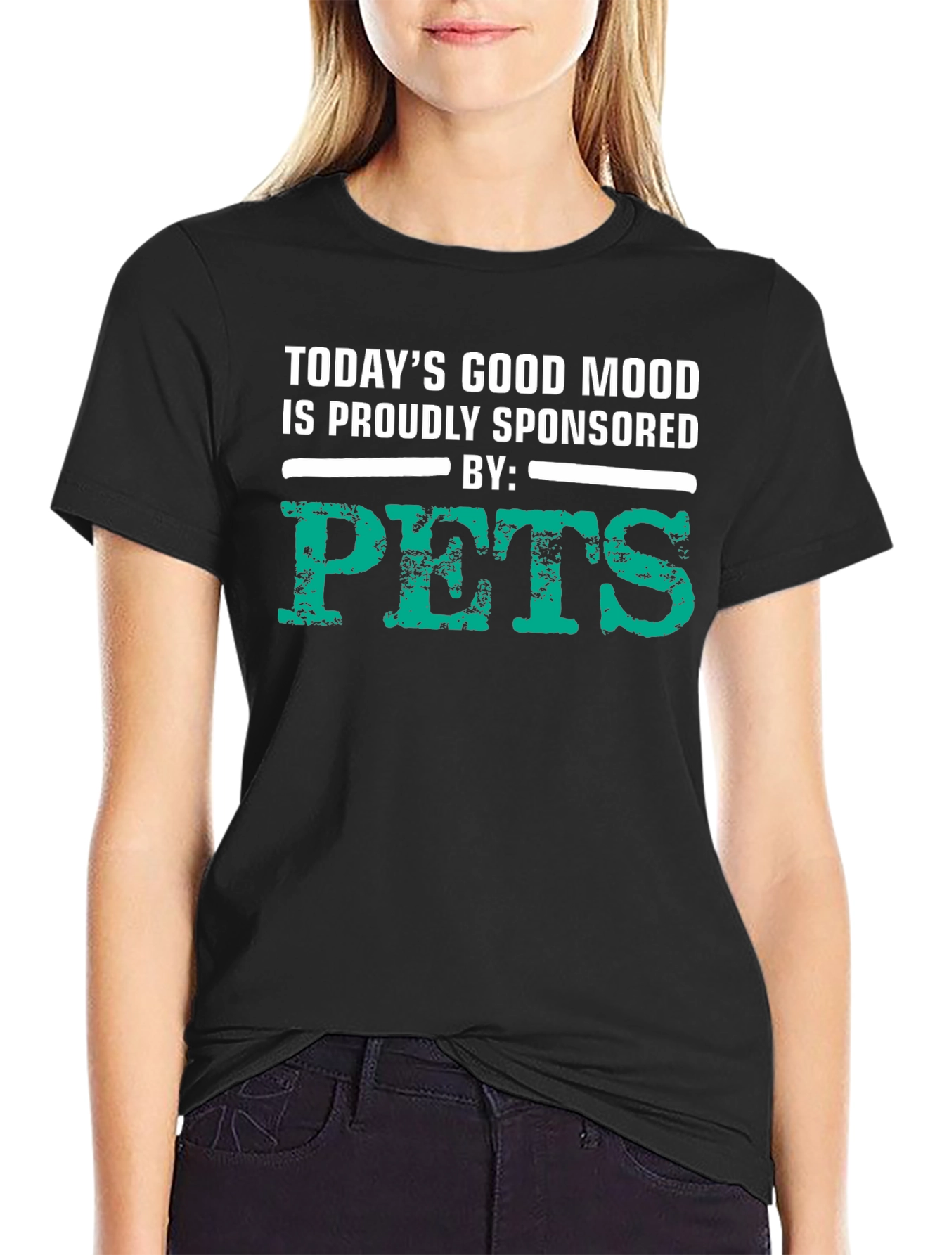 Todays Good Mood Pets Graphic T-Shirt