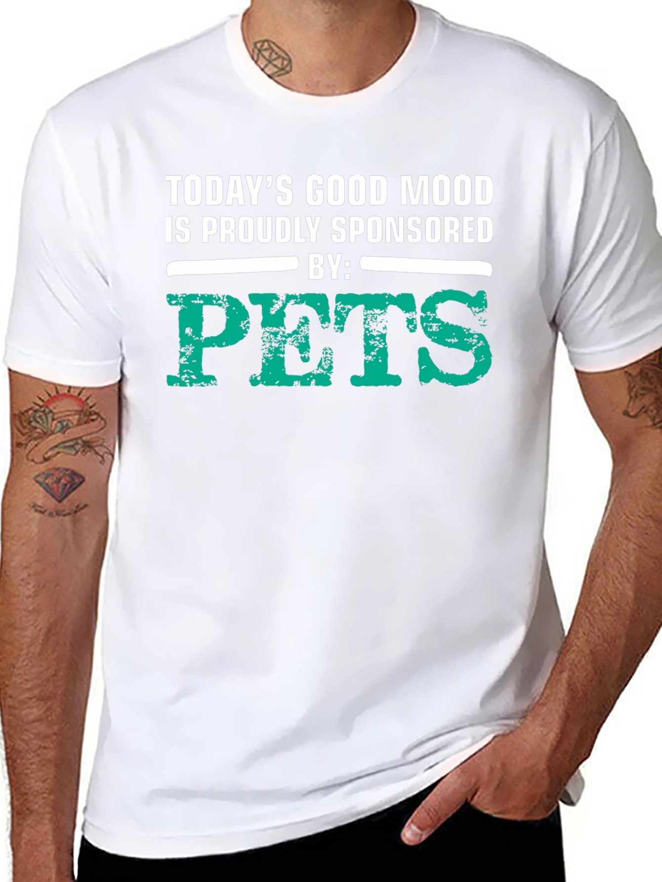 Todays Good Mood Pets Graphic T-Shirt