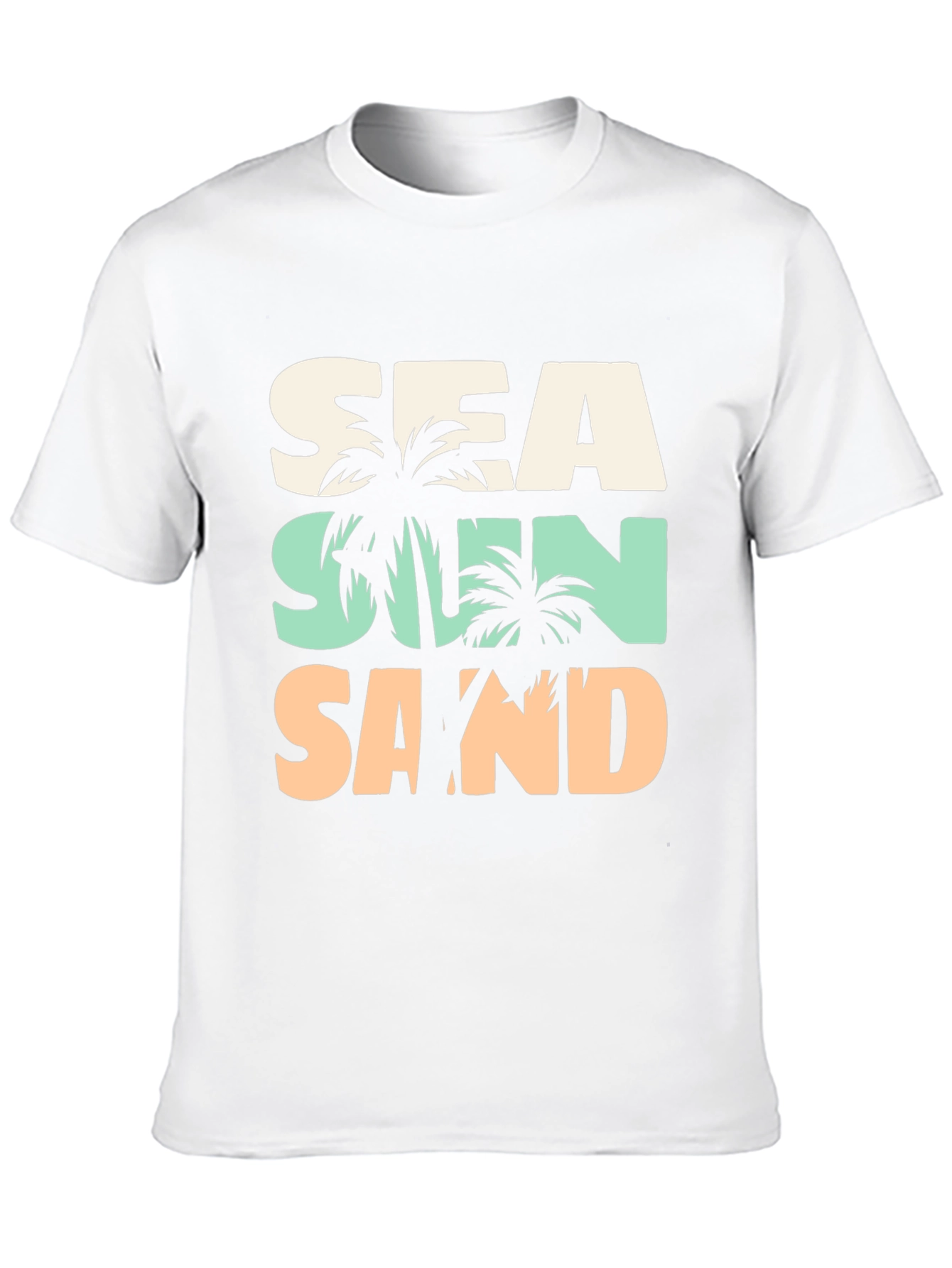 Sea Sun Sand Graphic T-Shirt - Vacation Vibes!