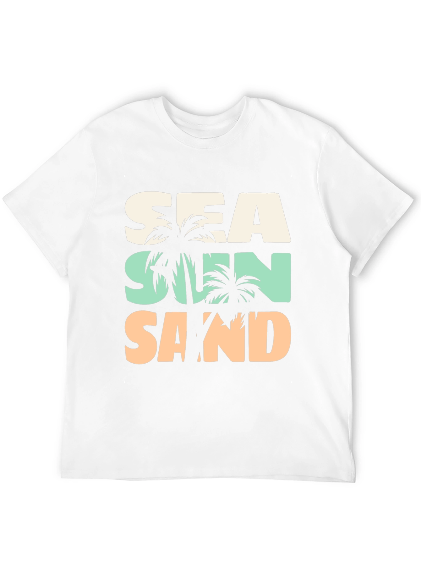 Sea Sun Sand Graphic T-Shirt - Vacation Vibes!