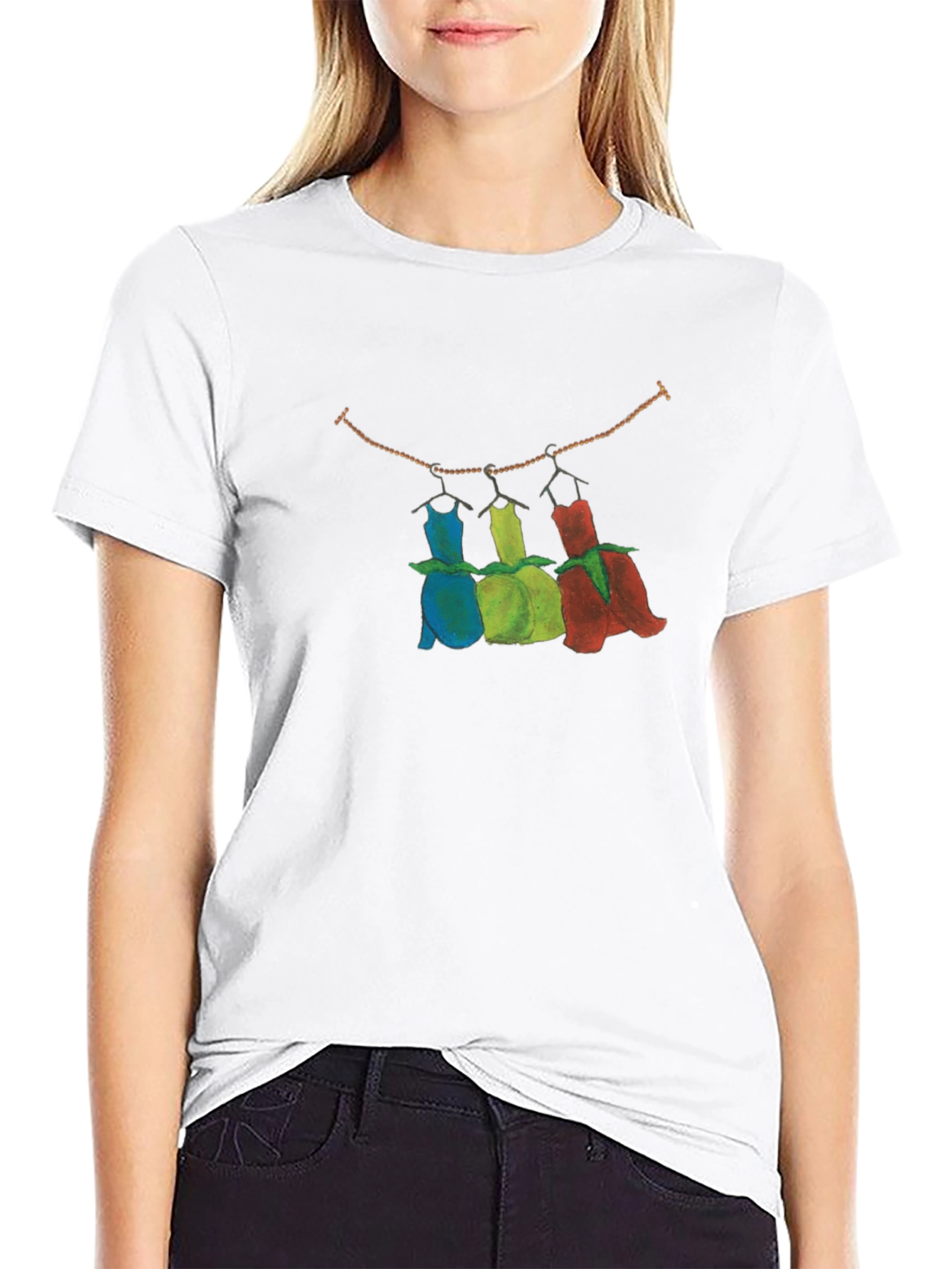 Rose Dress Trio T-Shirt
