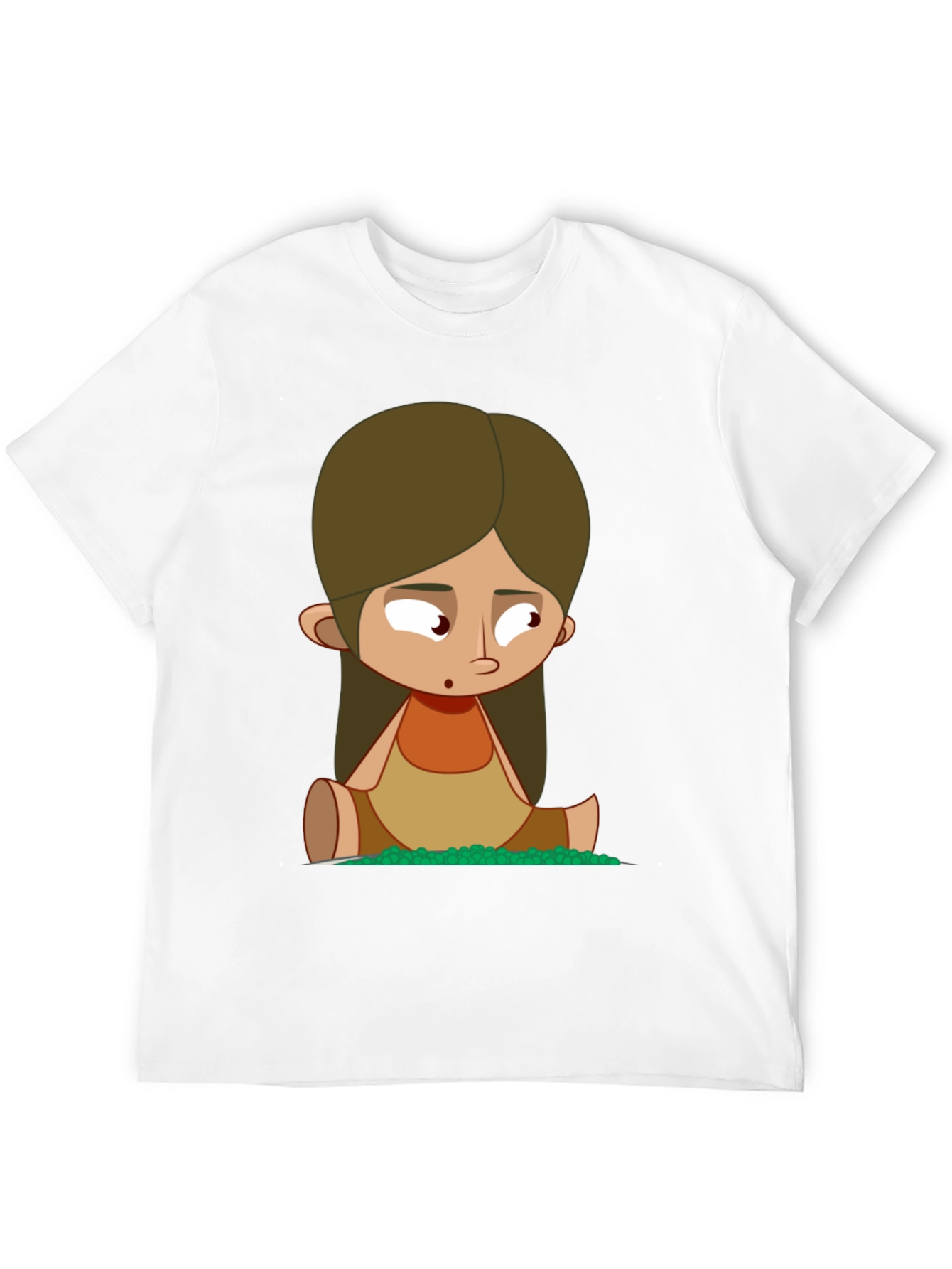 Cartoon Character Black T-Shirt