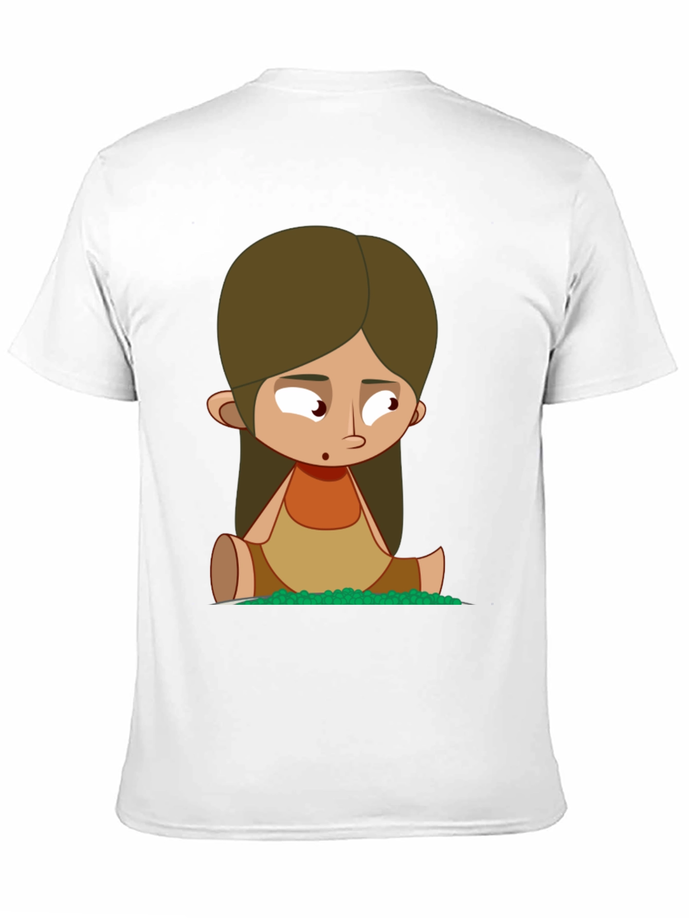 Cartoon Character Black T-Shirt