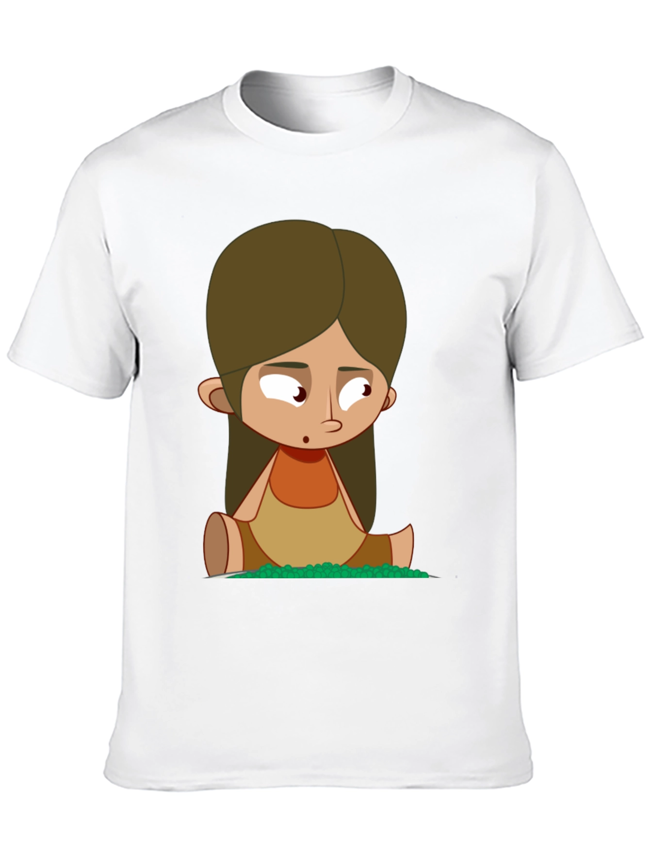Cartoon Character Black T-Shirt
