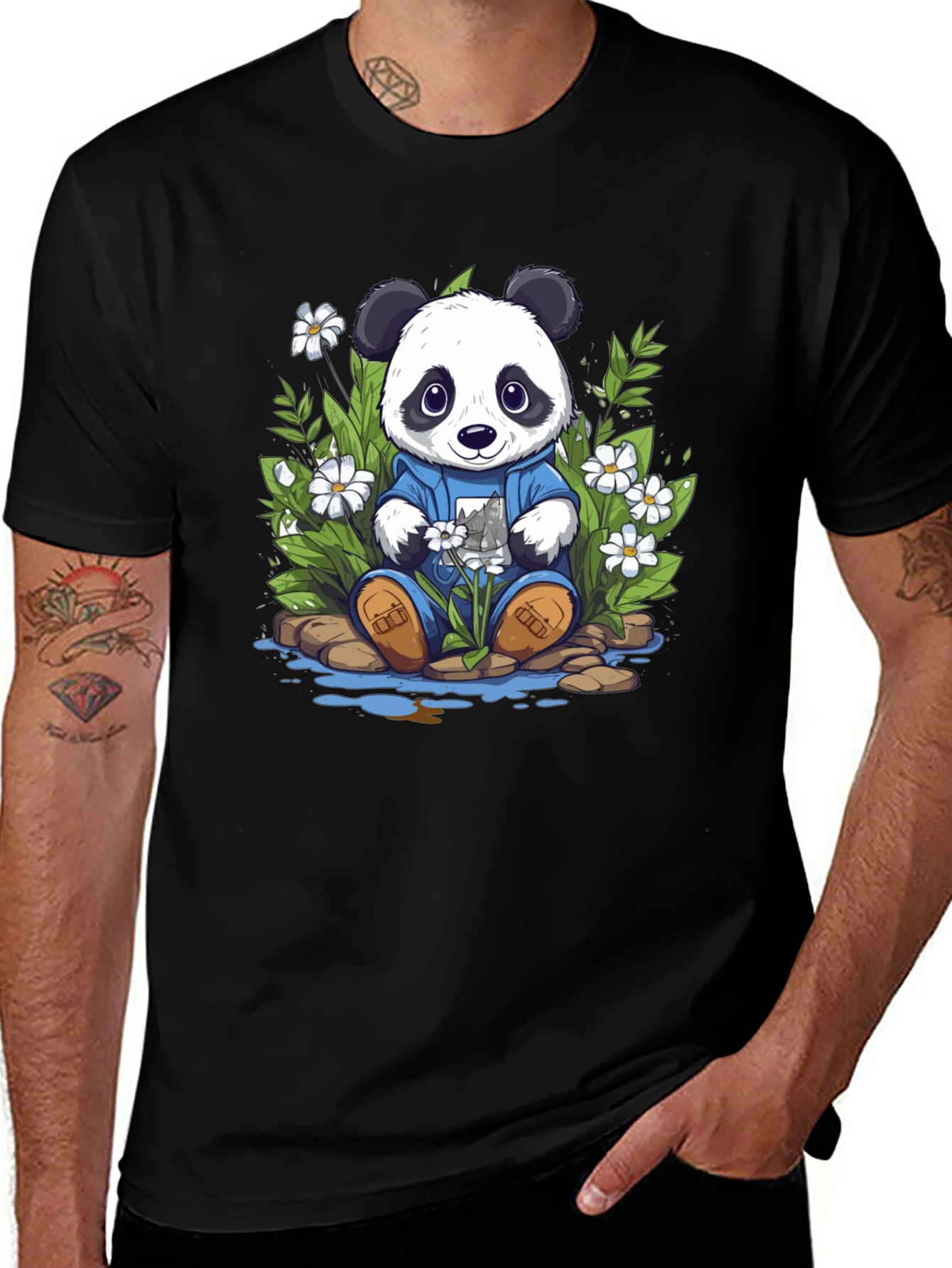 Cute Panda T-Shirt - Casual Style
