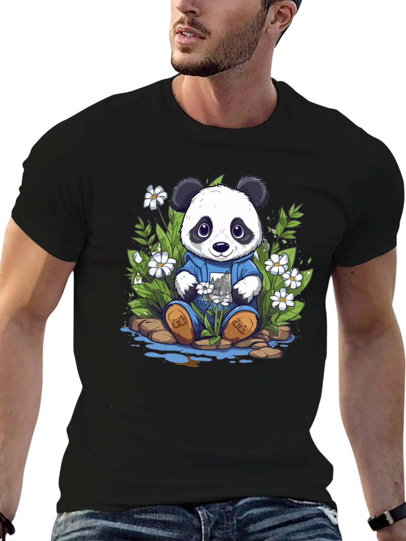 Cute Panda T-Shirt - Casual Style