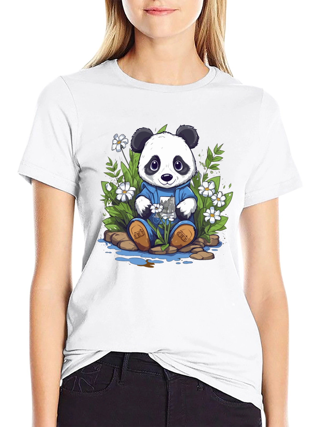 Cute Panda T-Shirt - Casual Style