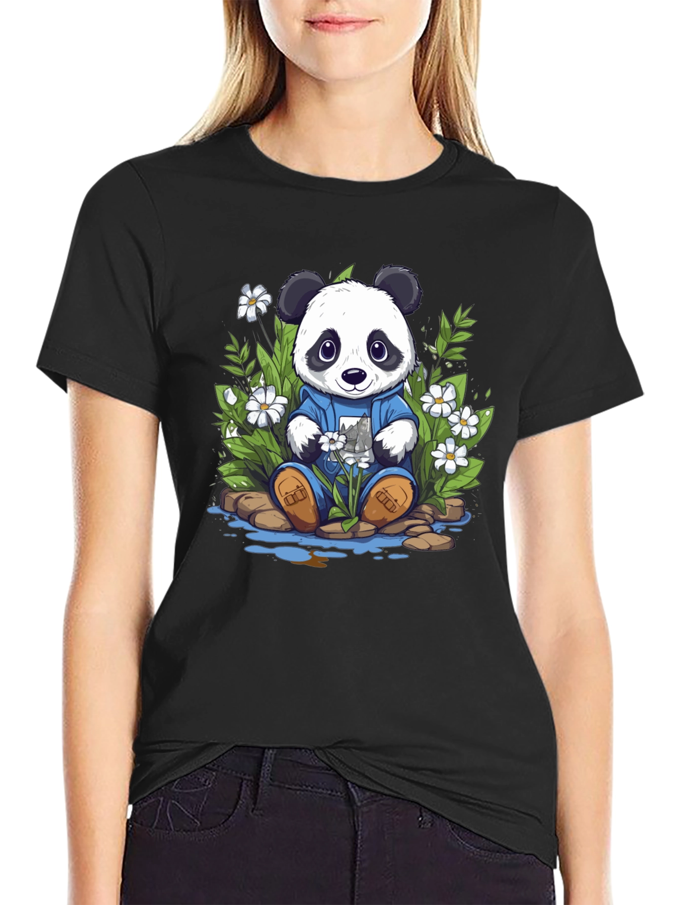 Cute Panda T-Shirt - Casual Style