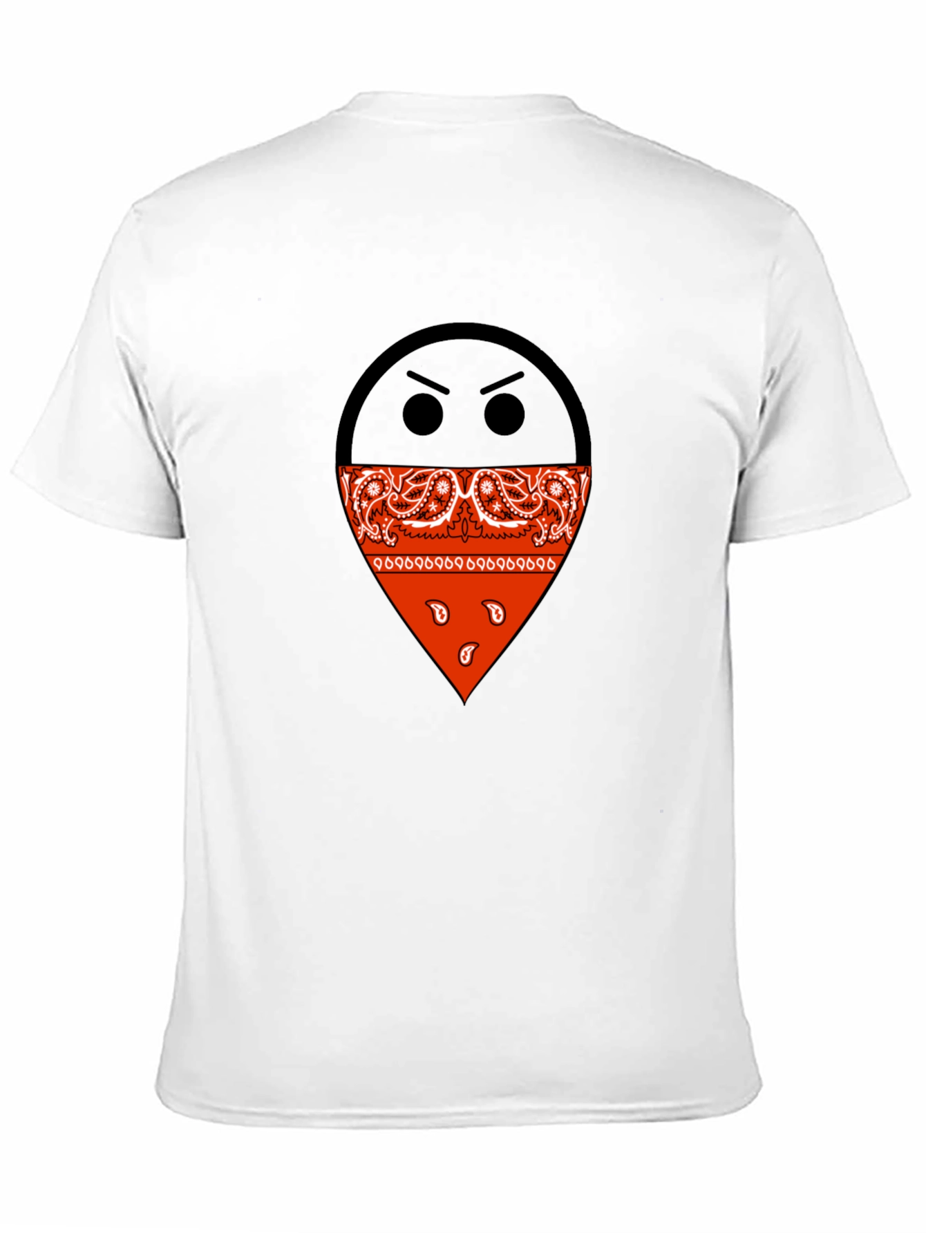 Bandana Emoji Black T-Shirt