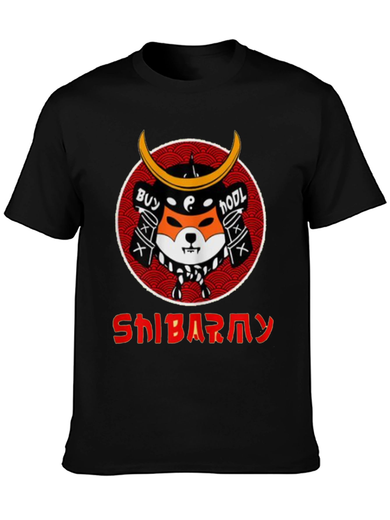 Shiba Inu Samurai T-Shirt - Crypto HODL Tee