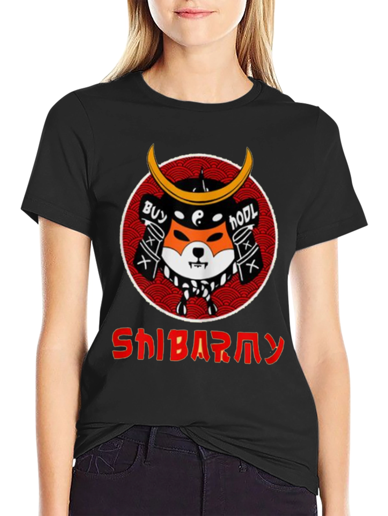 Shiba Inu Samurai T-Shirt - Crypto HODL Tee