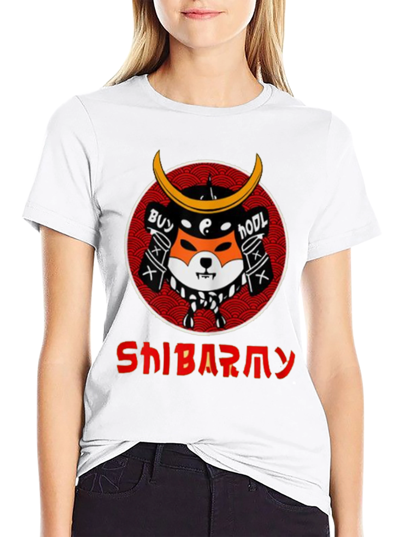 Shiba Inu Samurai T-Shirt - Crypto HODL Tee