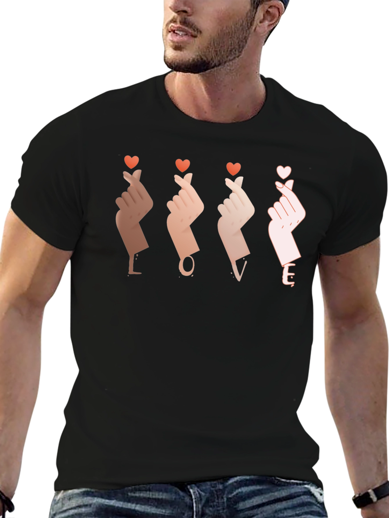 LOVE Finger Heart T-Shirt