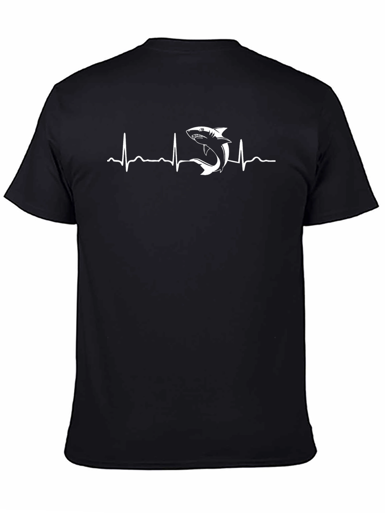 Shark Heartbeat T-Shirt - Stylish Graphic Tee