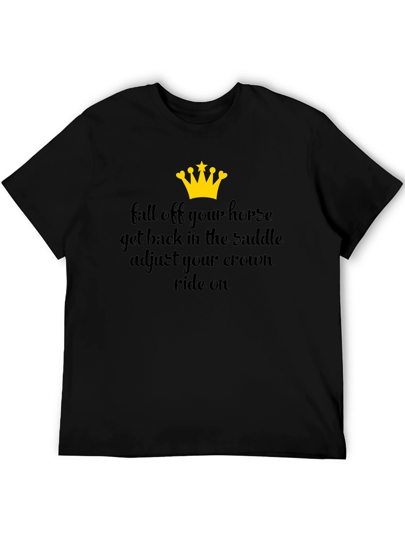 Fall Off Horse Adjust Crown Graphic Tee