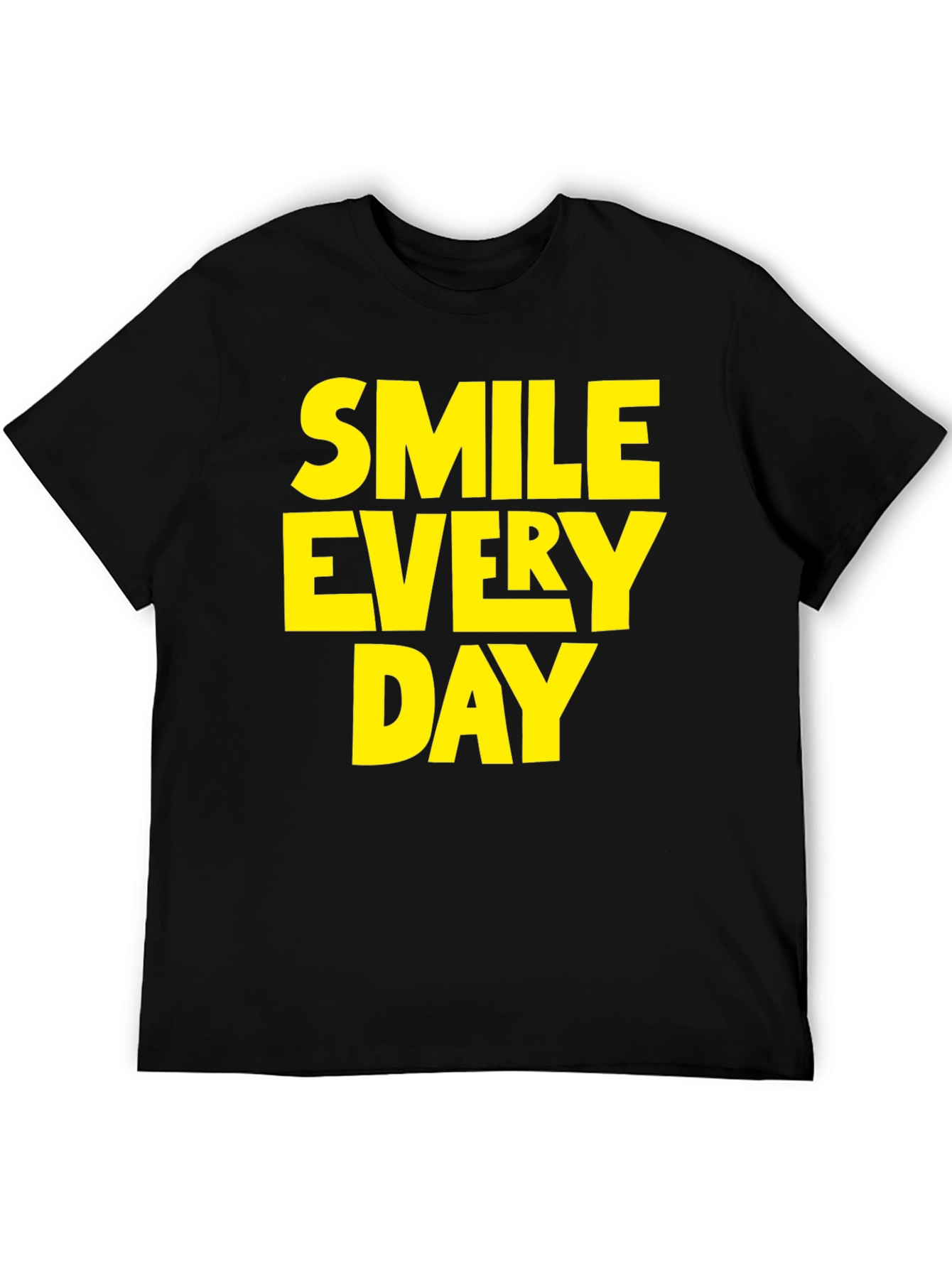 Smile Everyday Graphic Tee - Black