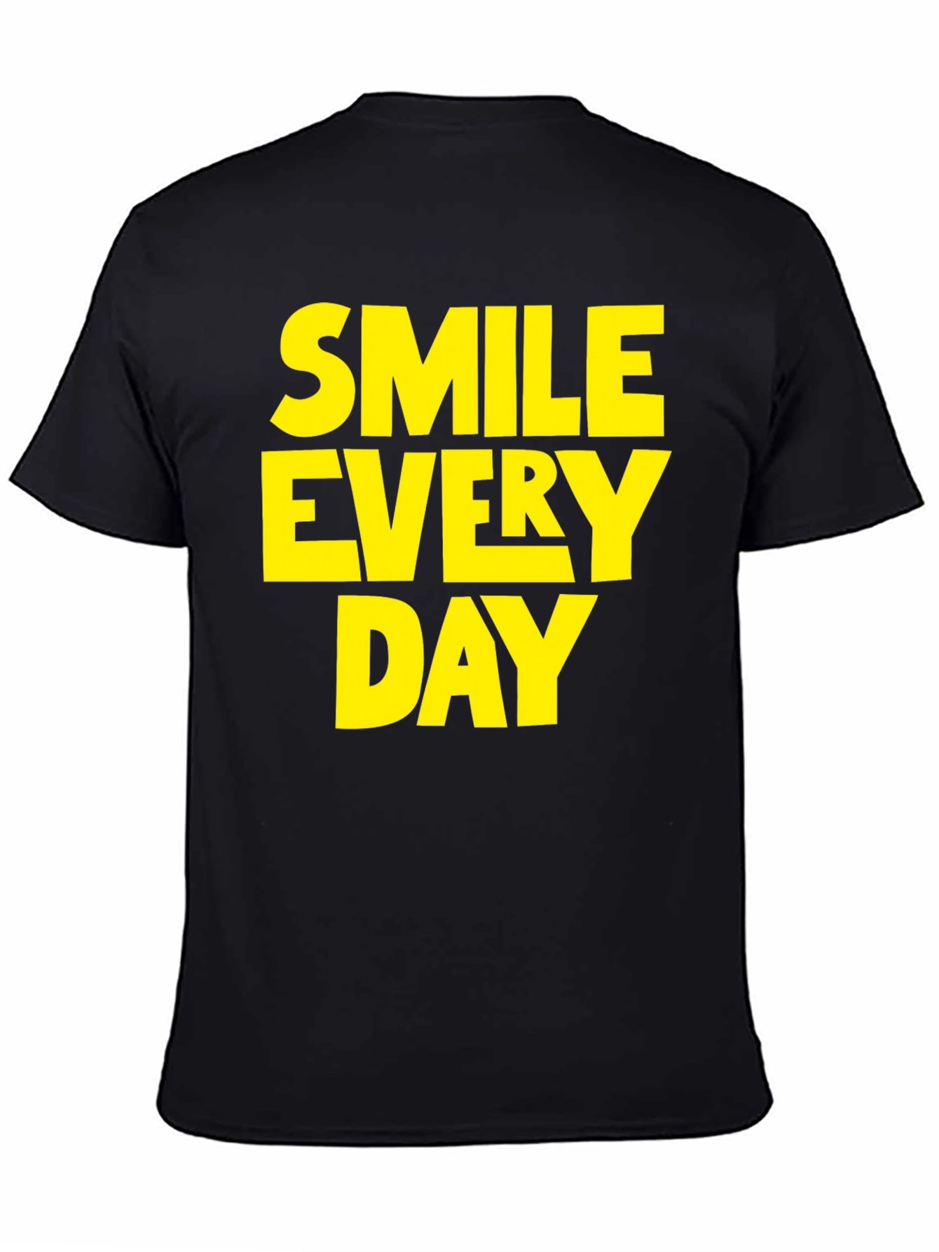 Smile Everyday Graphic Tee - Black