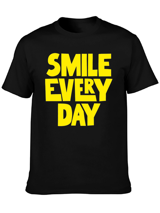 Smile Everyday Graphic Tee - Black