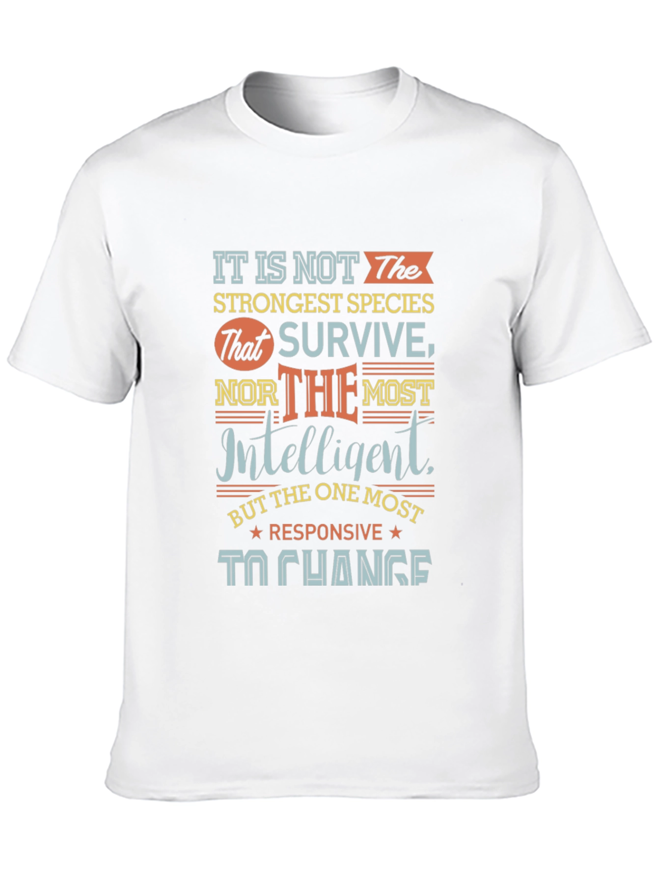 Motivational T-Shirt - Adapt to Change