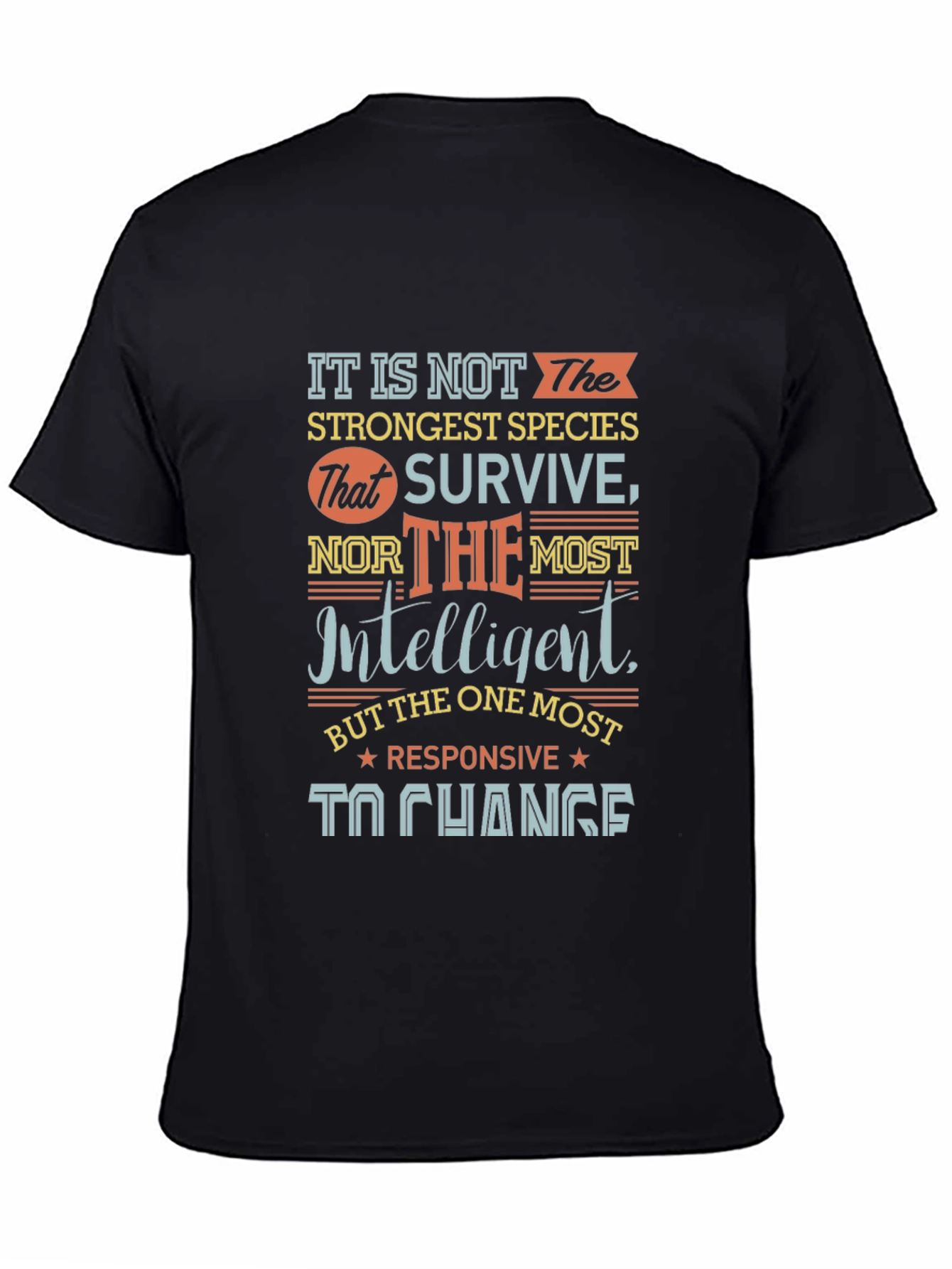 Motivational T-Shirt - Adapt to Change