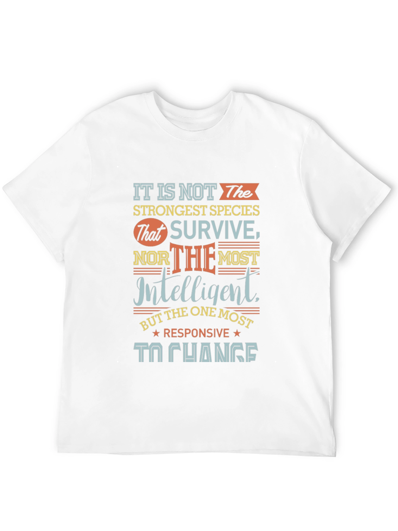 Motivational T-Shirt - Adapt to Change