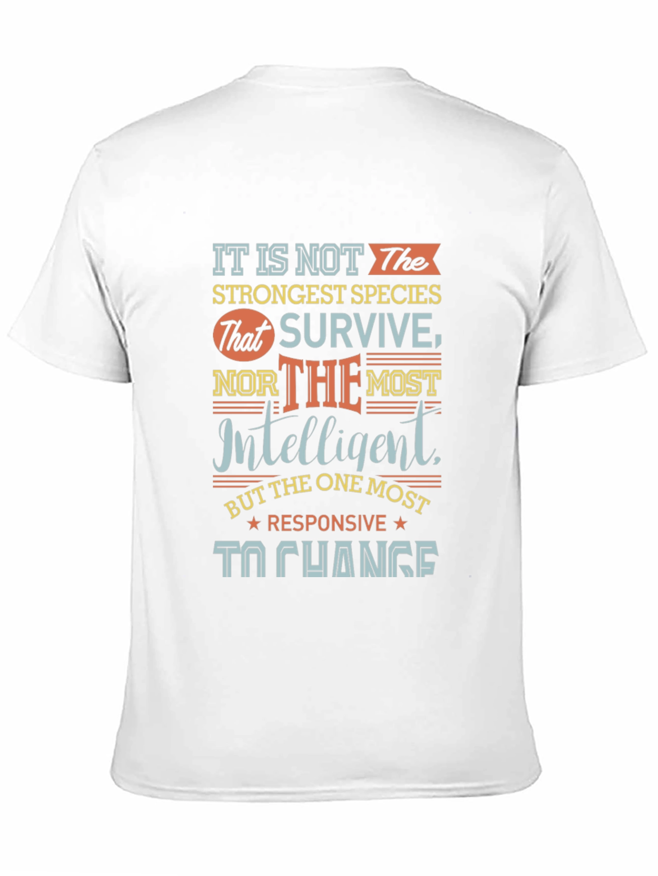 Motivational T-Shirt - Adapt to Change