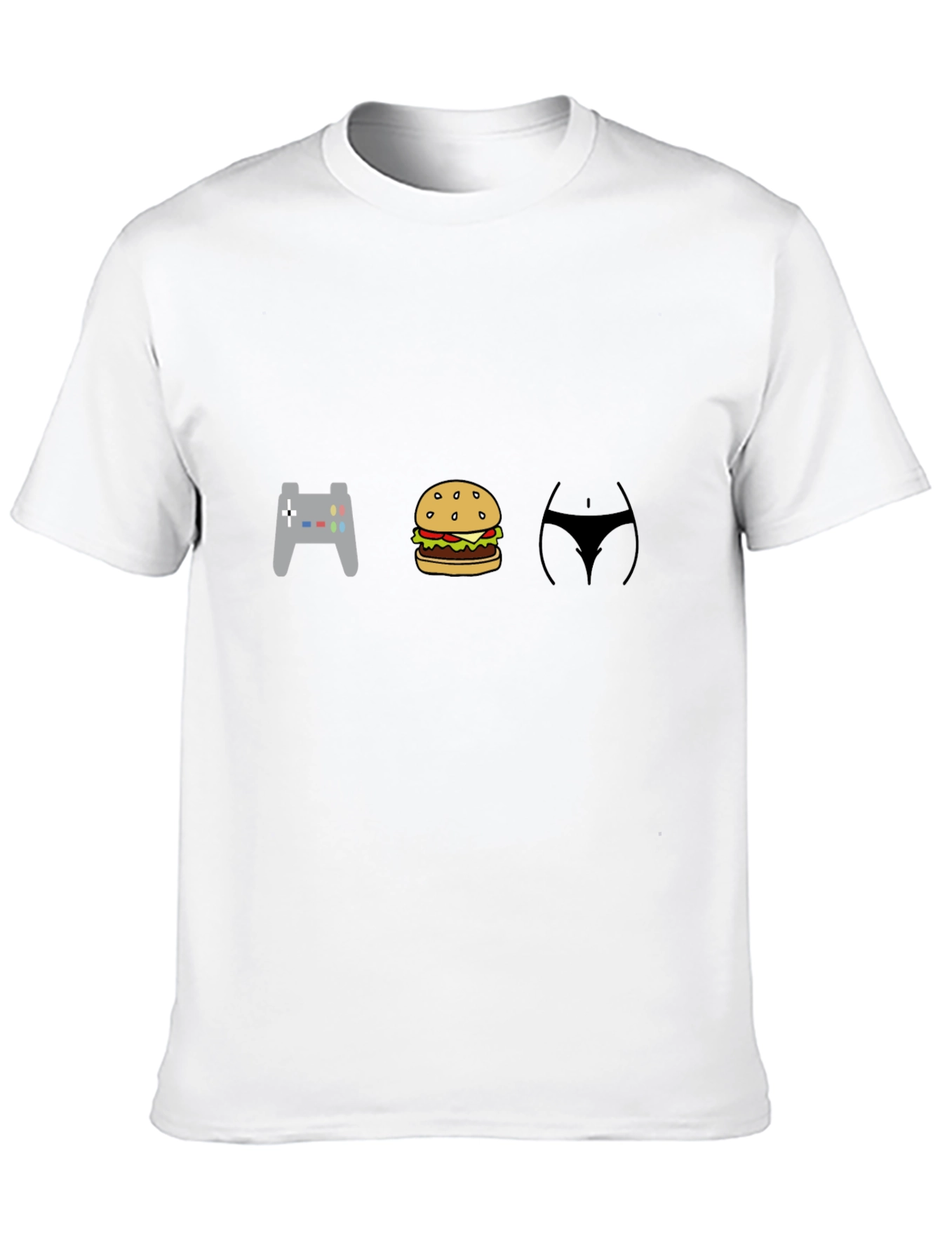 Gamer Food Lover Tee - Eat Play Love