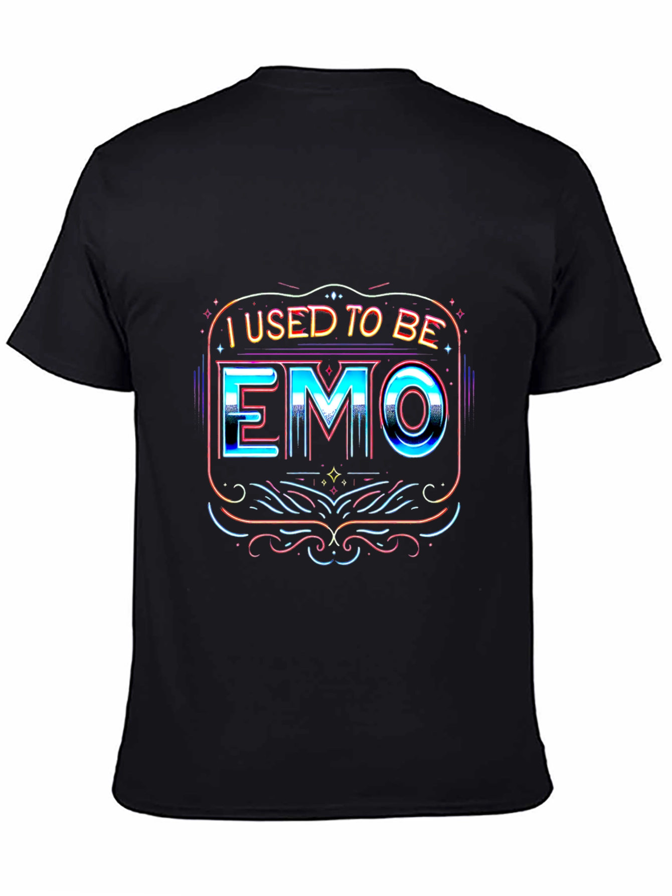 I Used To Be Emo Graphic Tee - Black