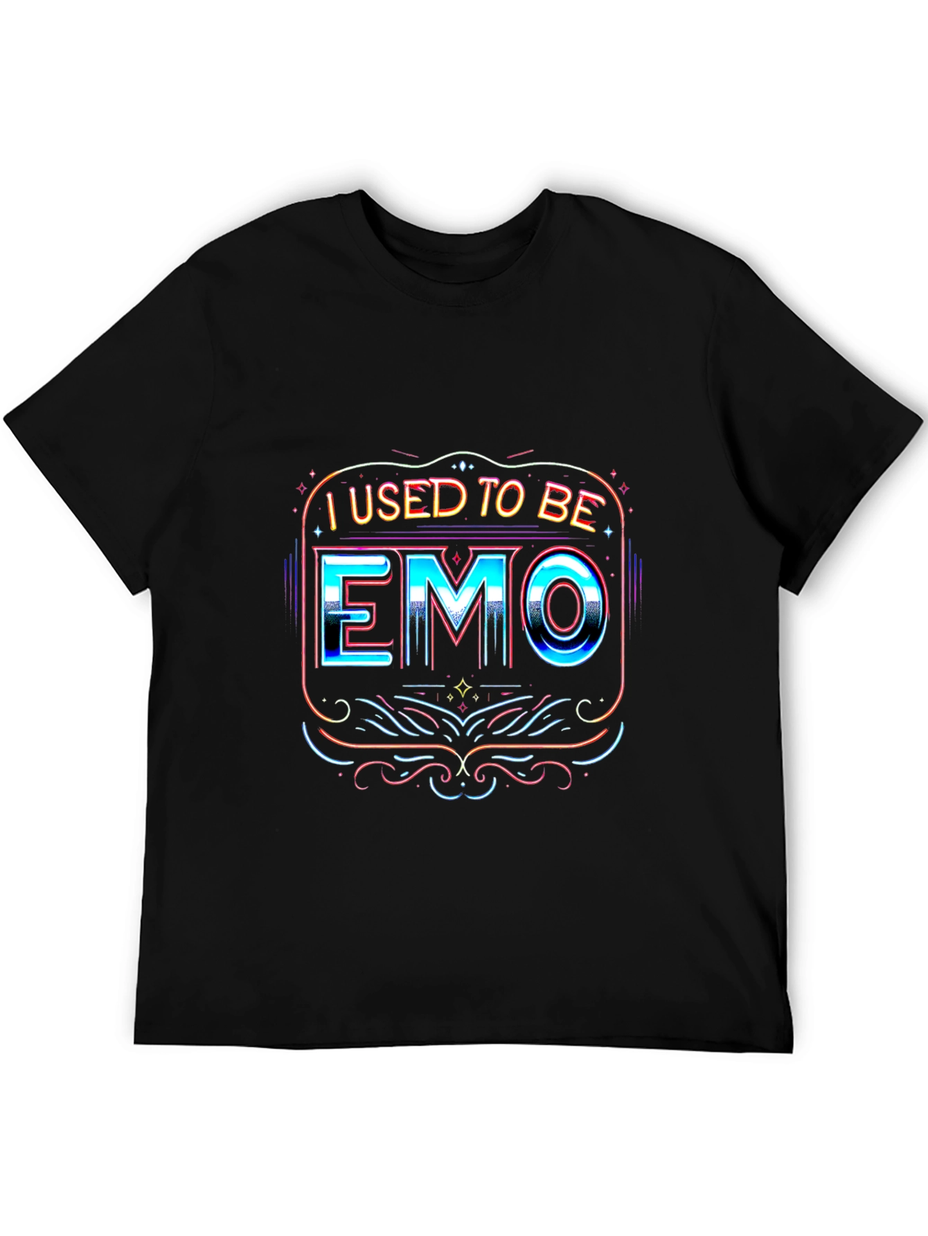 I Used To Be Emo Graphic Tee - Black