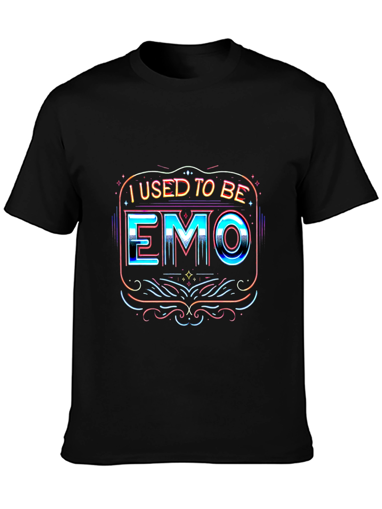 I Used To Be Emo Graphic Tee - Black