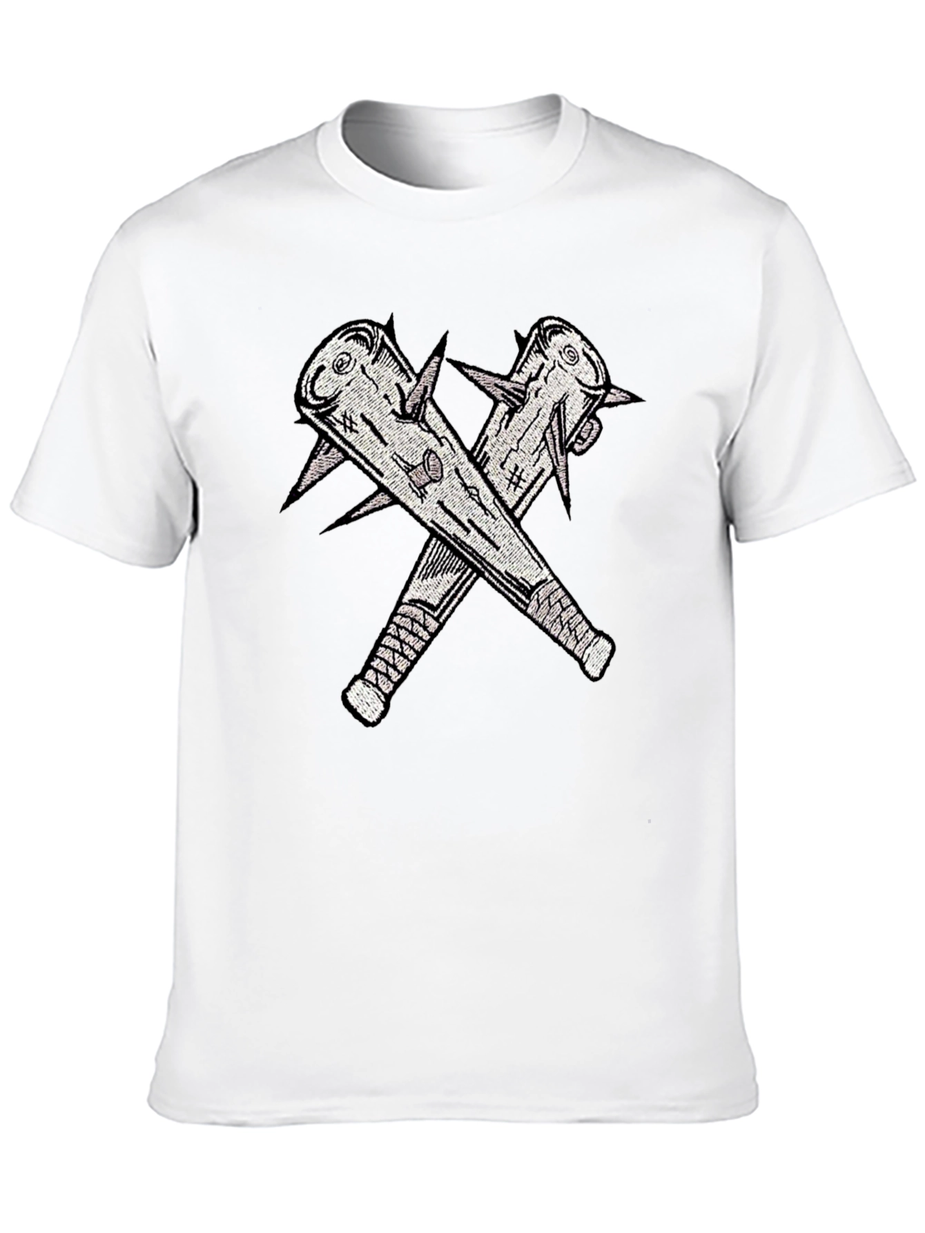 Spiked Club Graphic Black T-Shirt