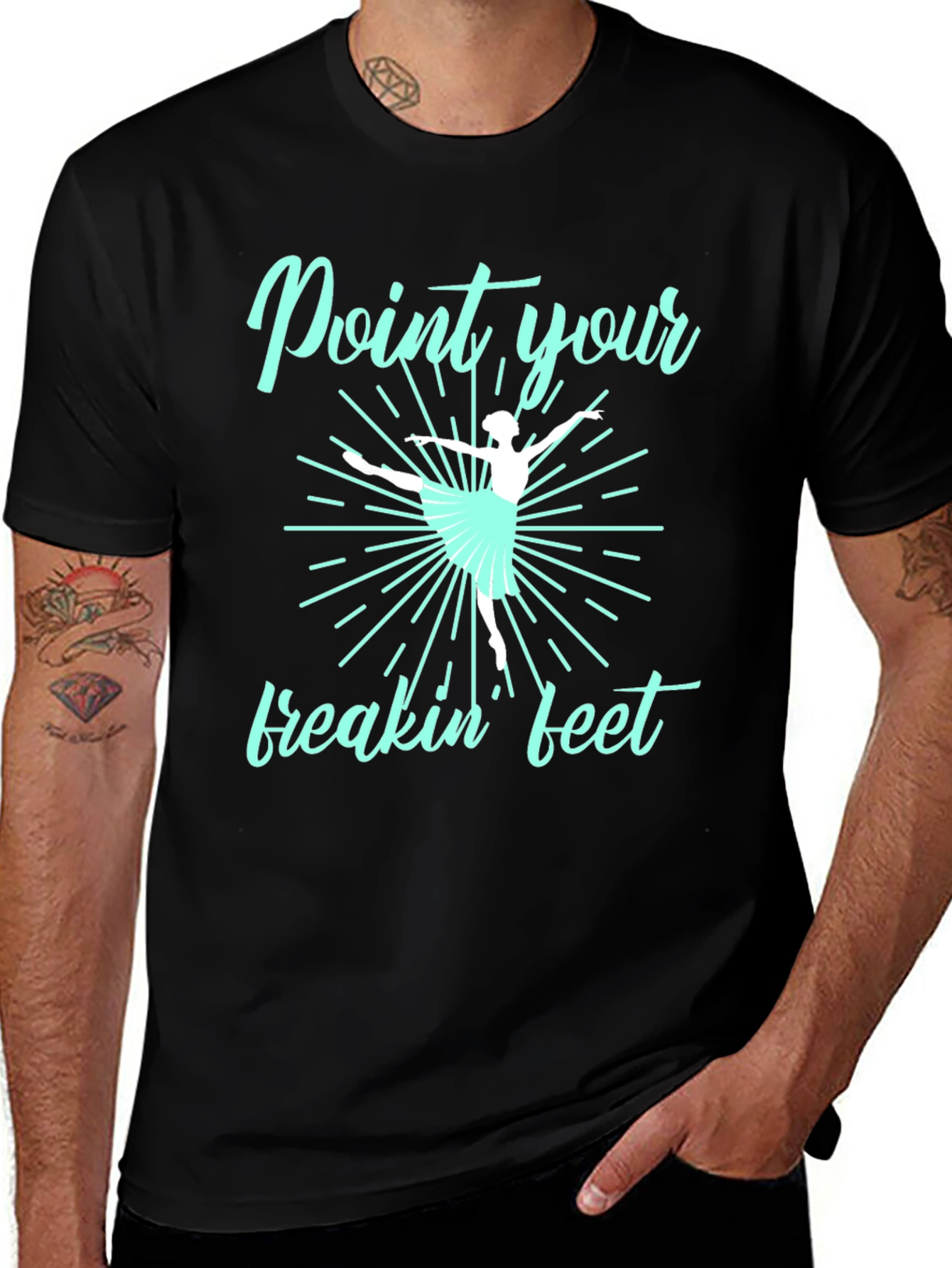 Point Your Freakin Feet Ballet T-Shirt