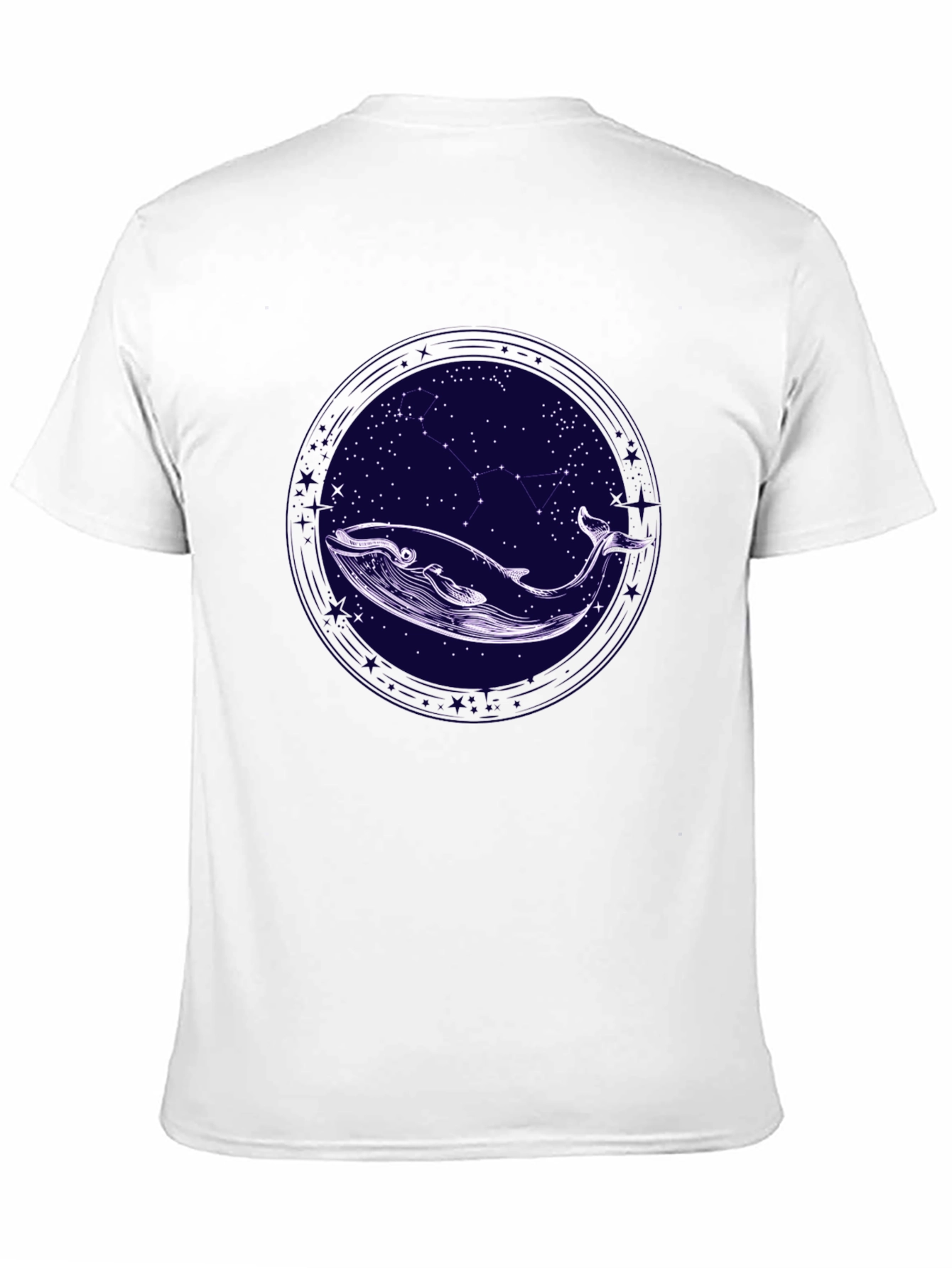 Whale & Stars Graphic Tee - Stylish Comfort