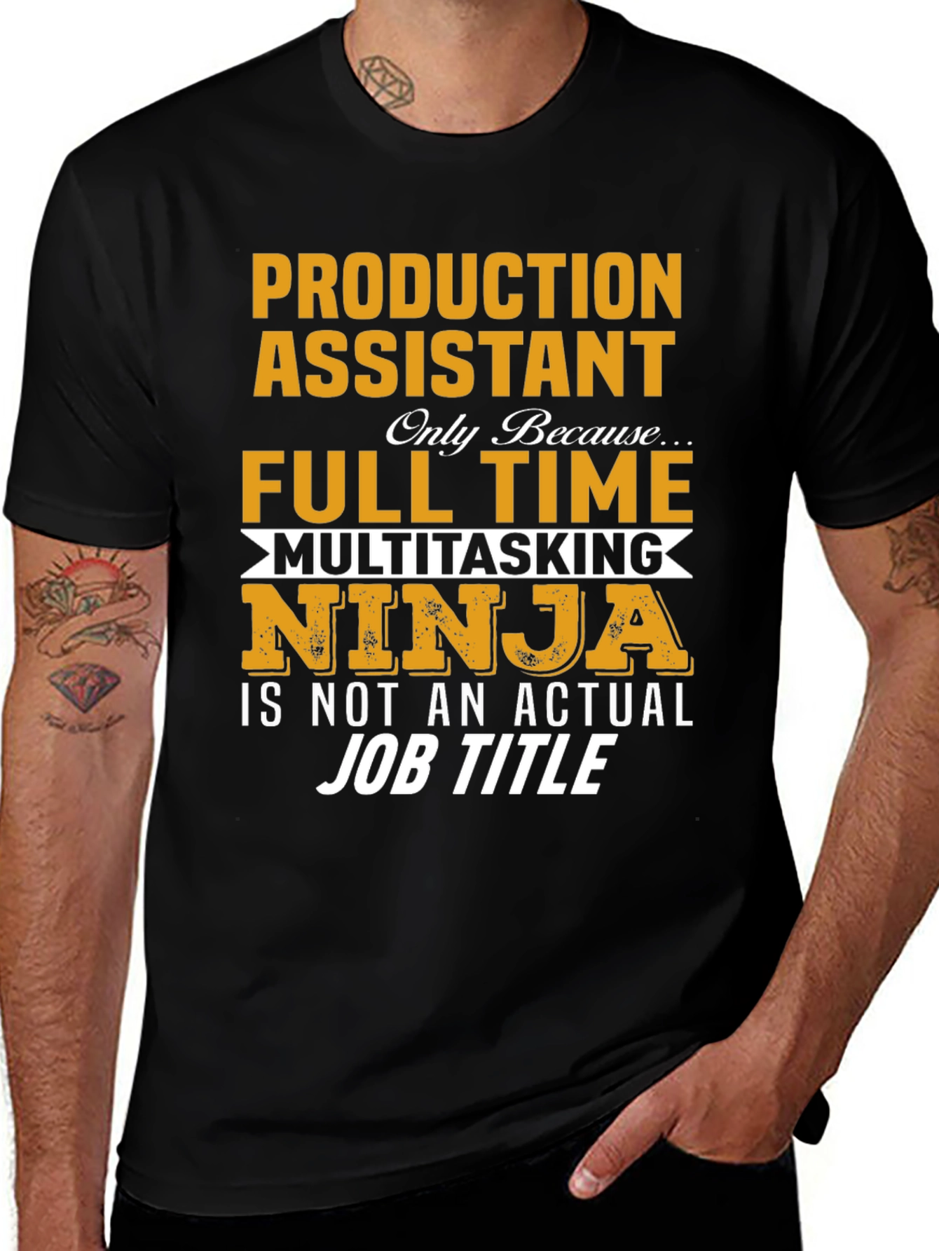 Production Assistant T-Shirt - Multitasking Ninja