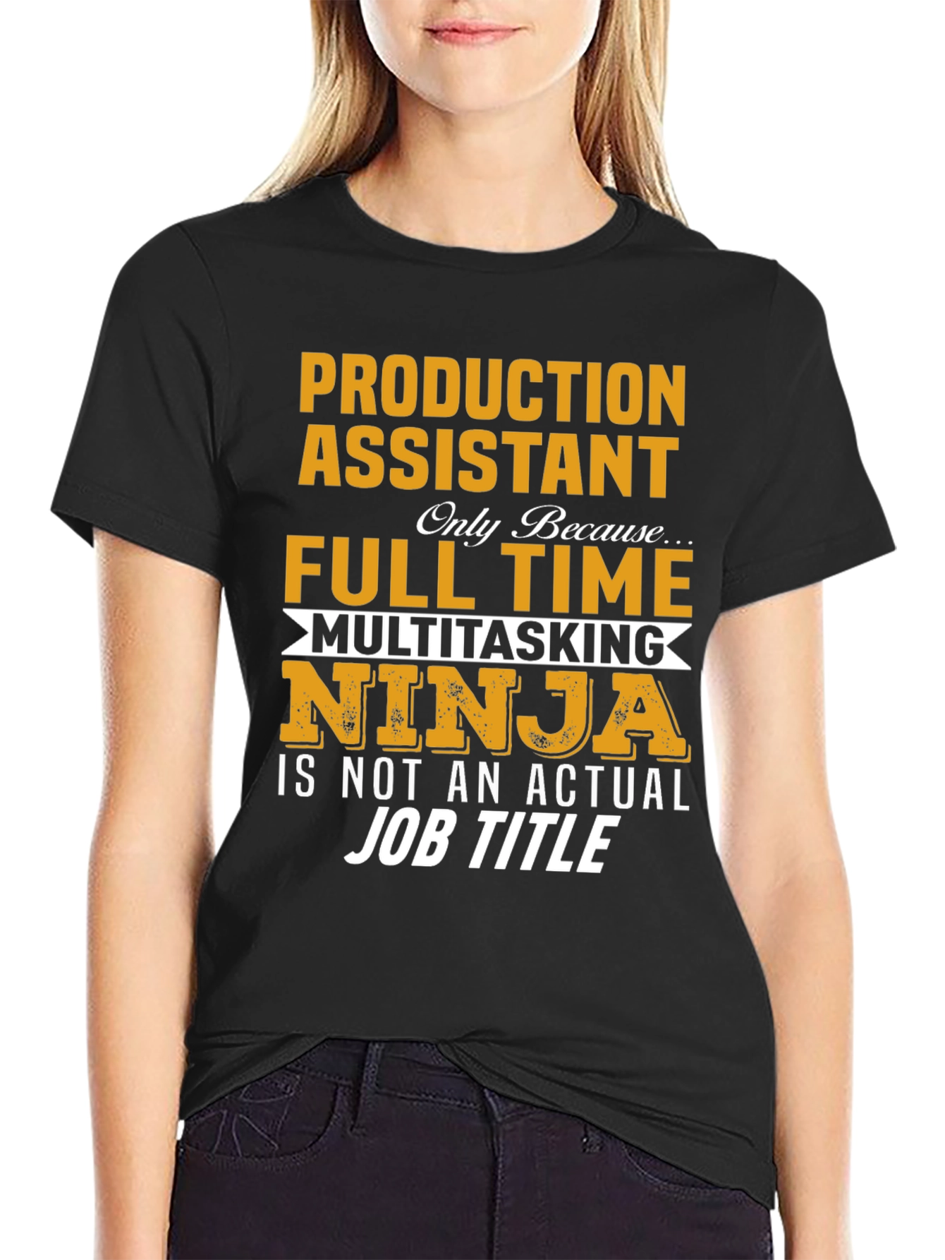 Production Assistant T-Shirt - Multitasking Ninja