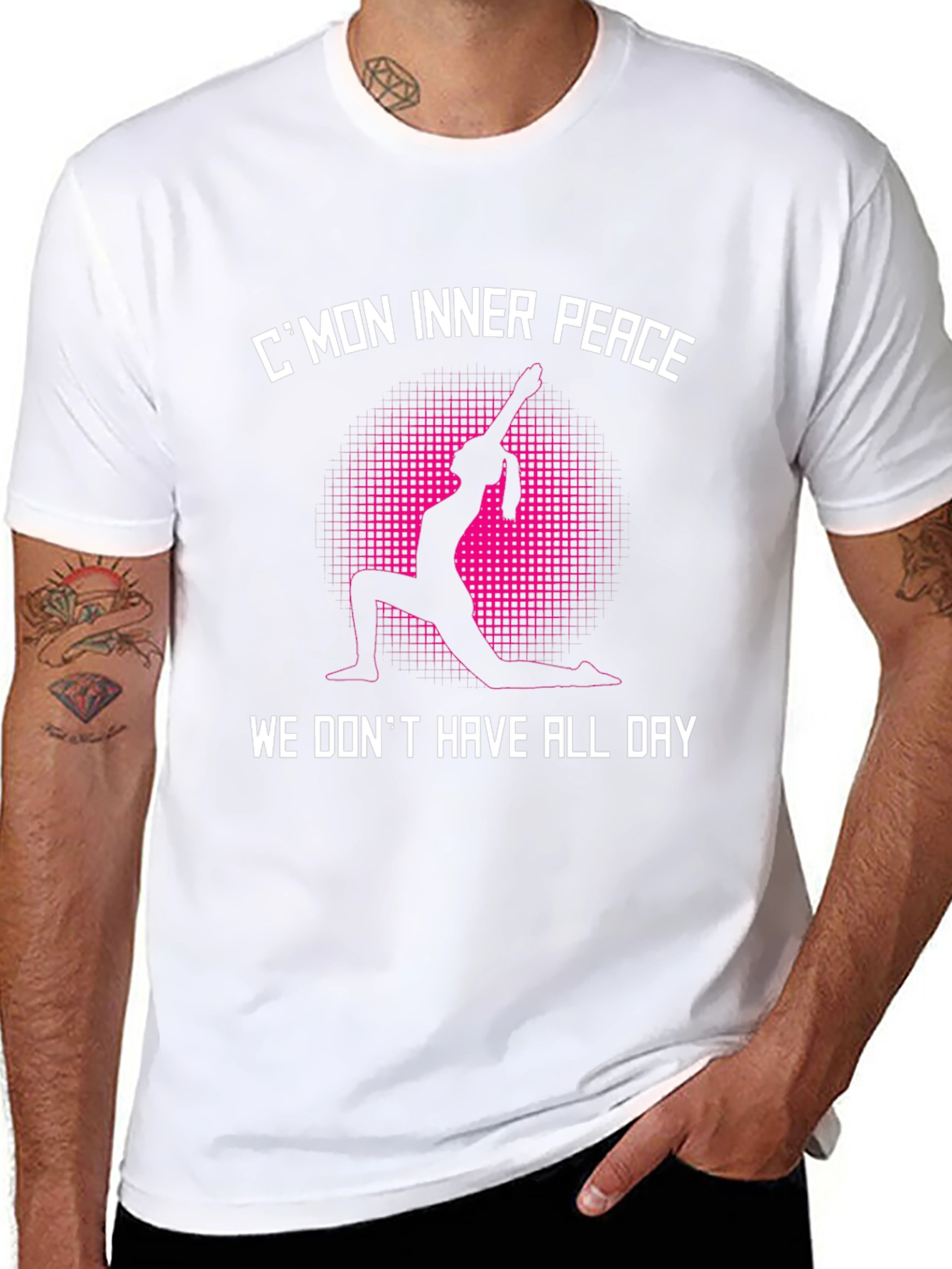 Inner Peace Yoga Graphic Tee - Comfort Fit
