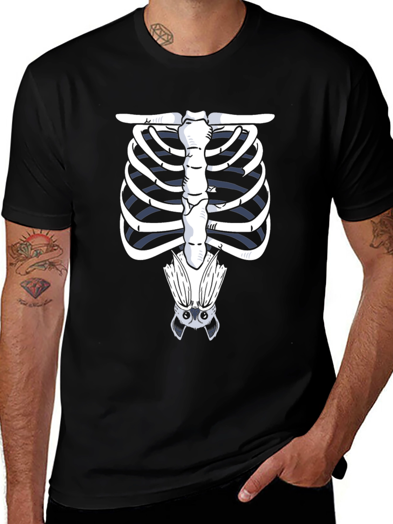 Skeleton Bat T-Shirt
