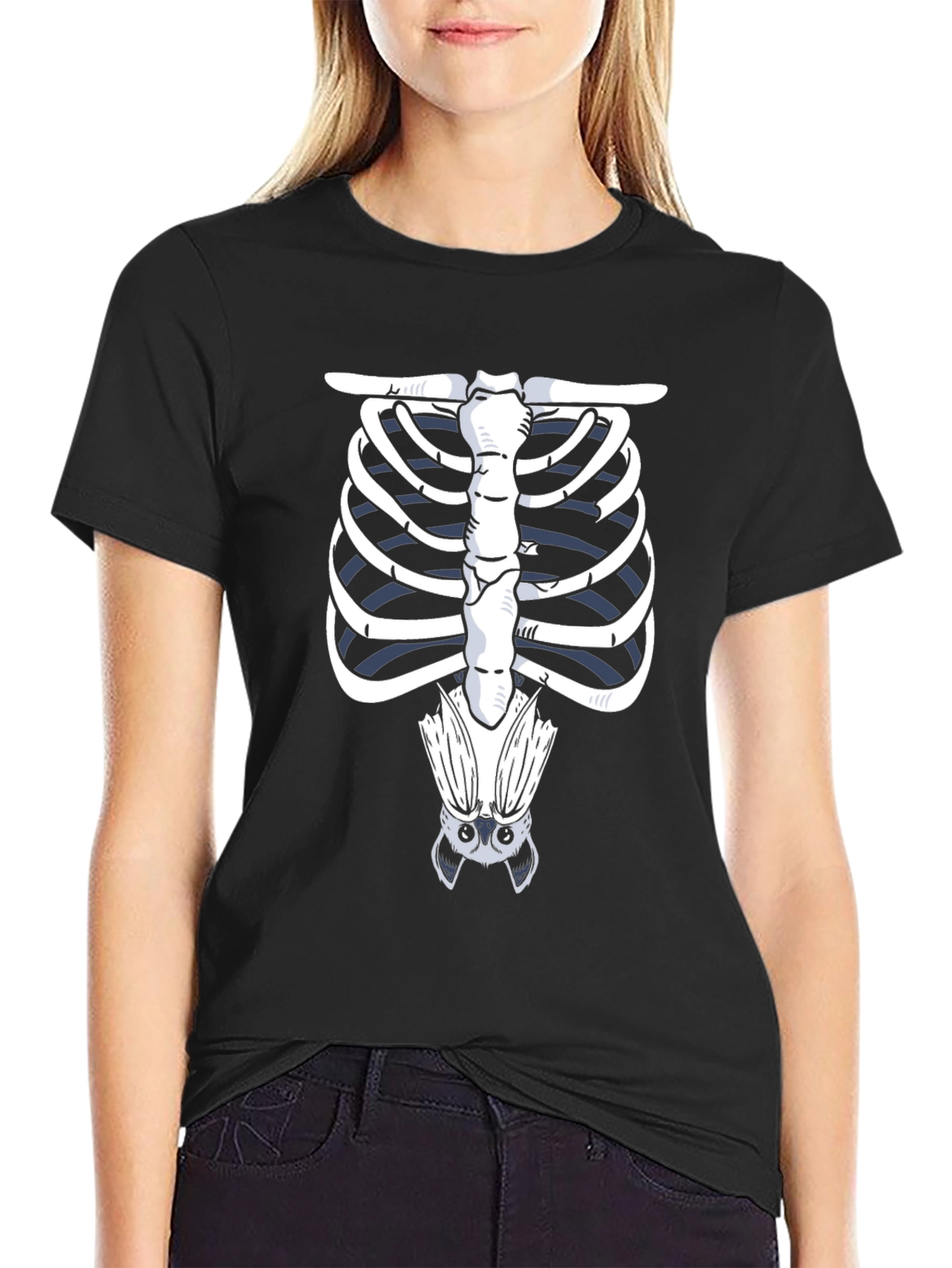 Skeleton Bat T-Shirt