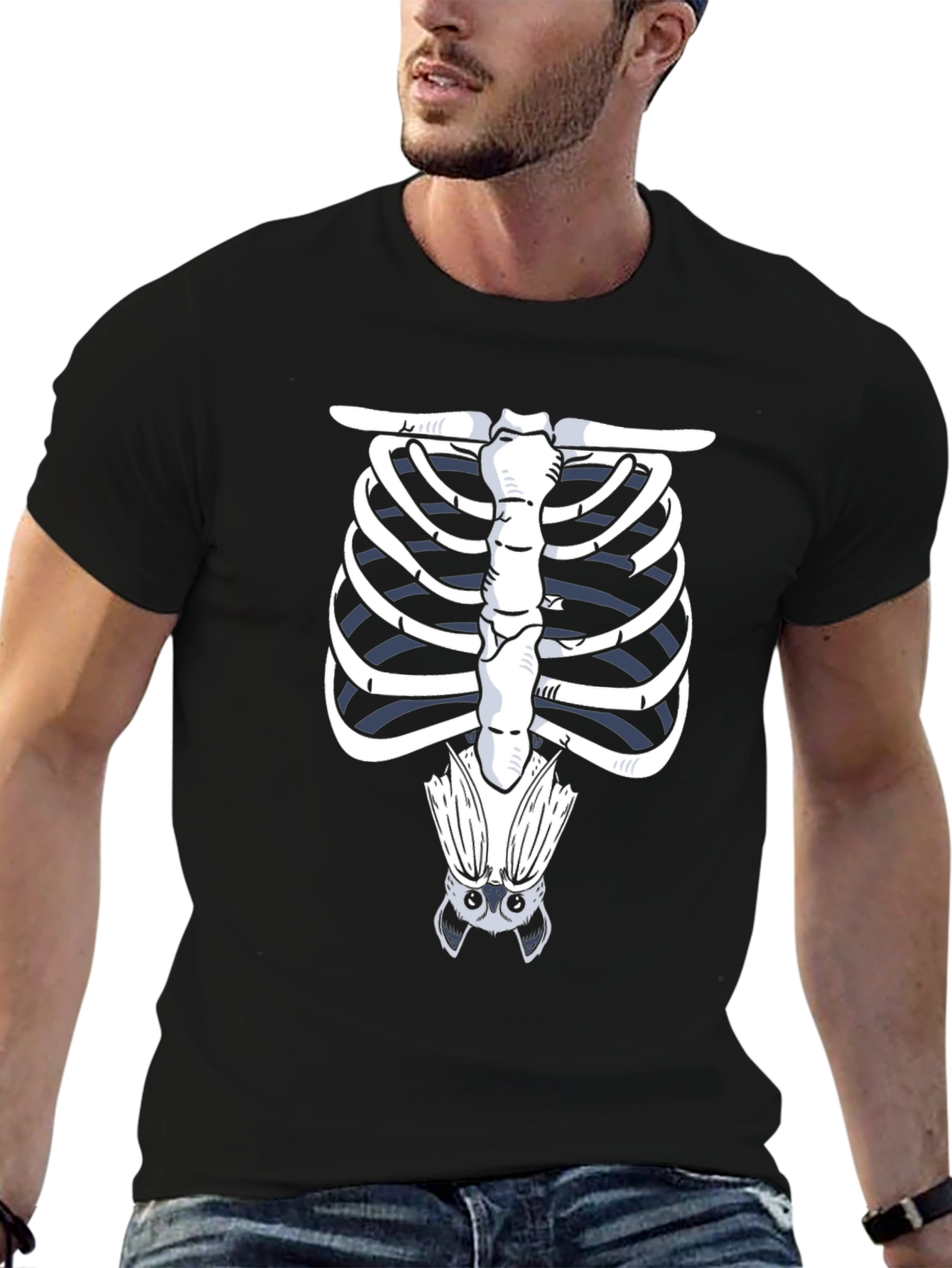 Skeleton Bat T-Shirt