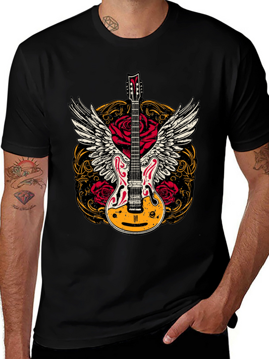 Guitar Wings T-Shirt - Rock n Roll Style!