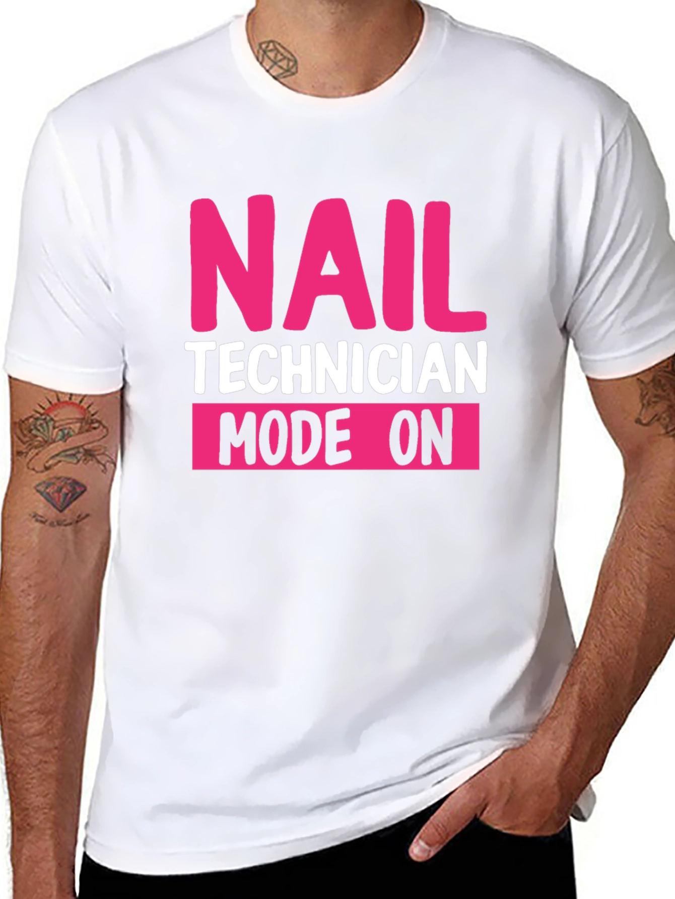 Nail Technician Mode On Graphic Tee