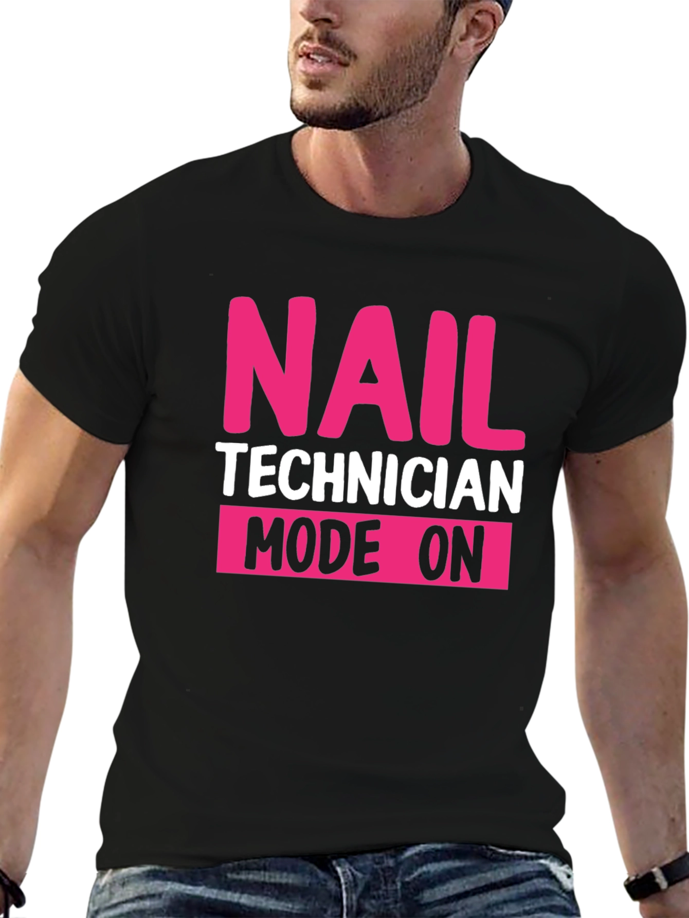 Nail Technician Mode On Graphic Tee