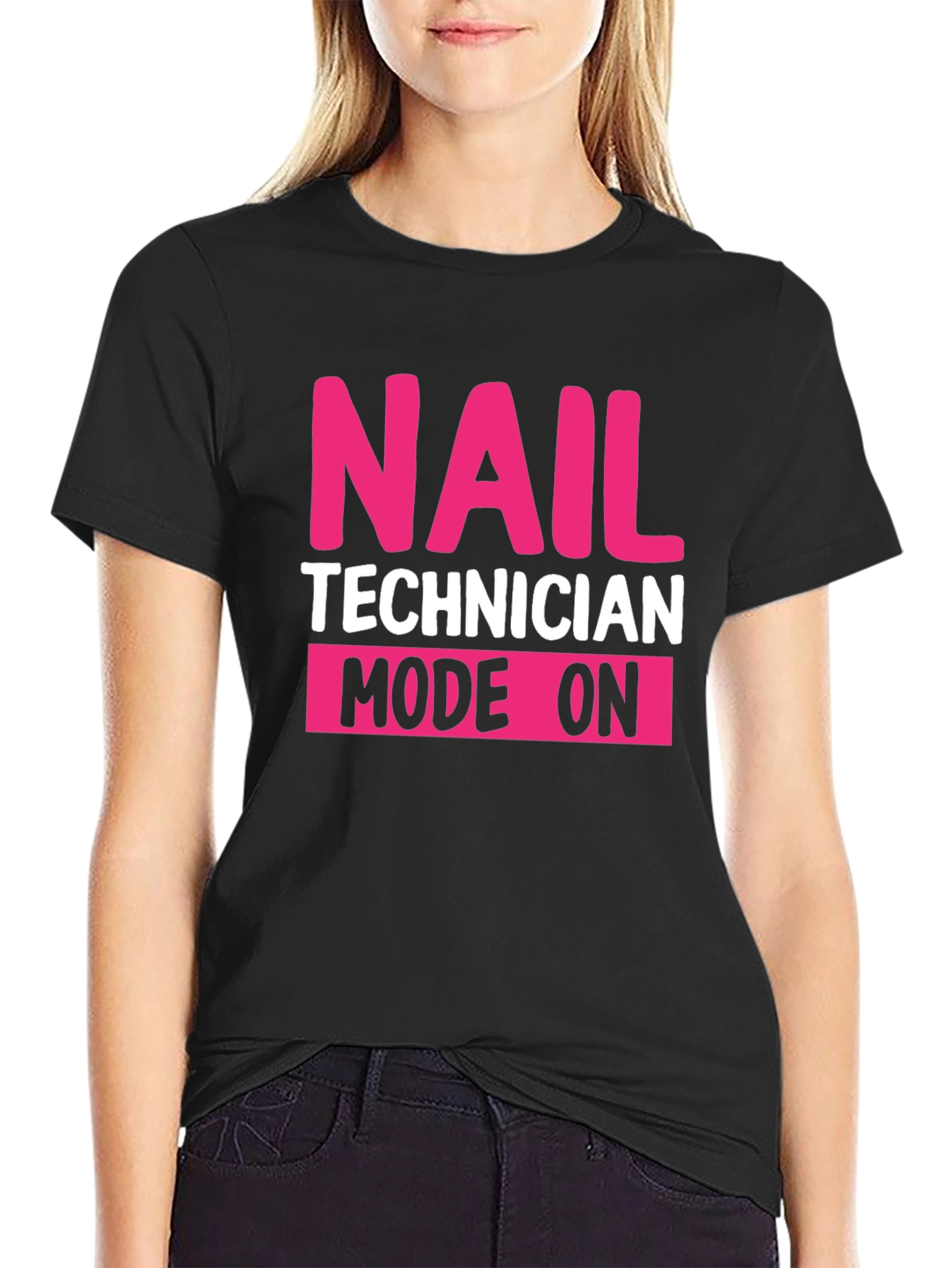 Nail Technician Mode On Graphic Tee