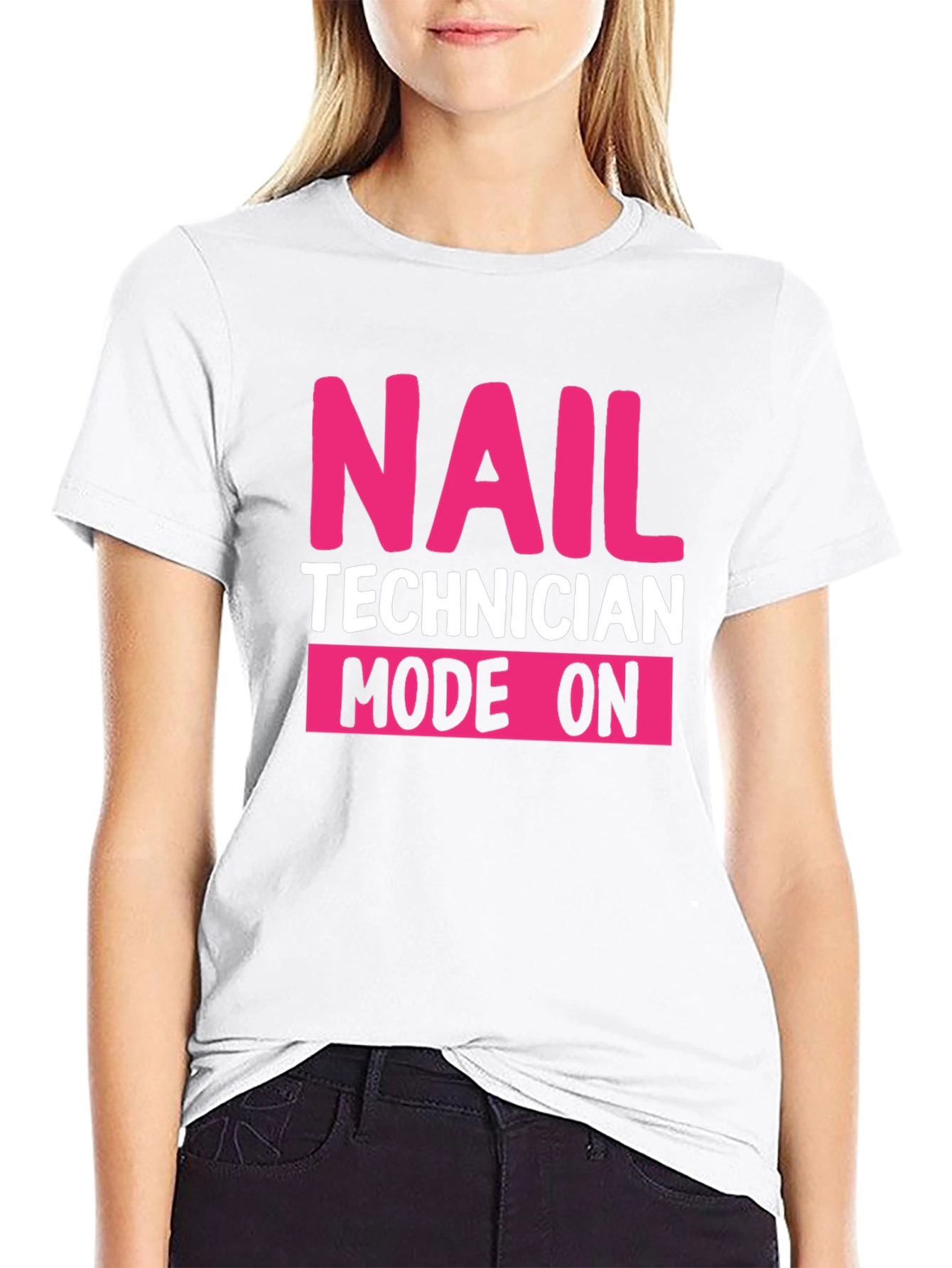 Nail Technician Mode On Graphic Tee