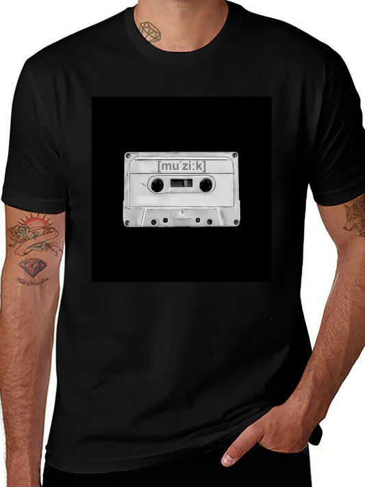 Retro Muzi:k Cassette Graphic T-Shirt