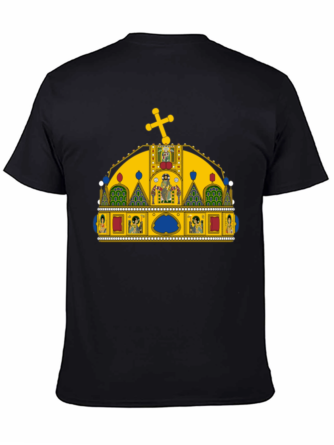 Crown Graphic Tee - Black